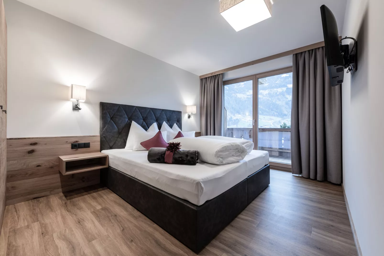 Talblick-Schlafzimmer
