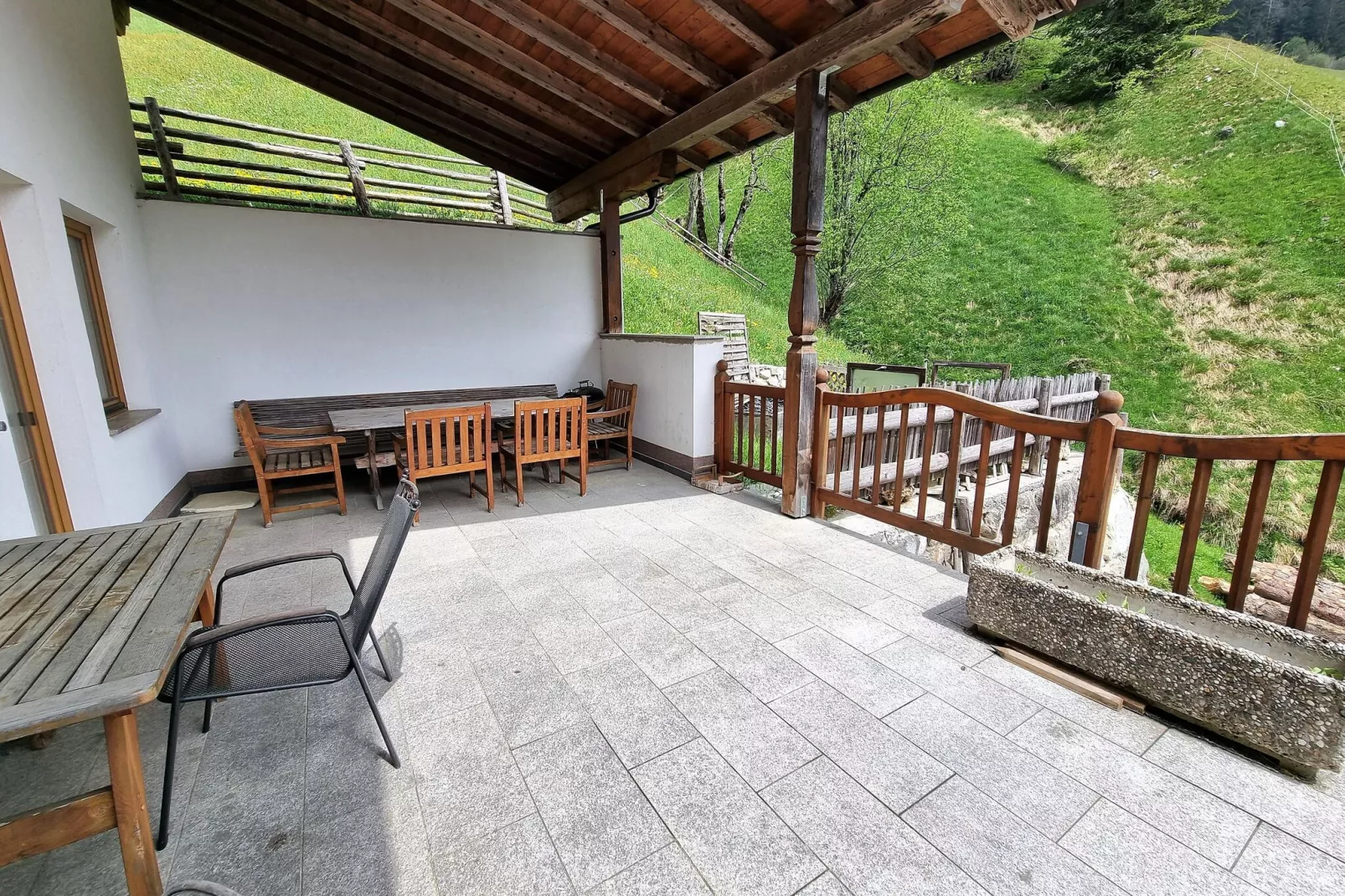 Ferienhaus Enstal-Terrace balcony