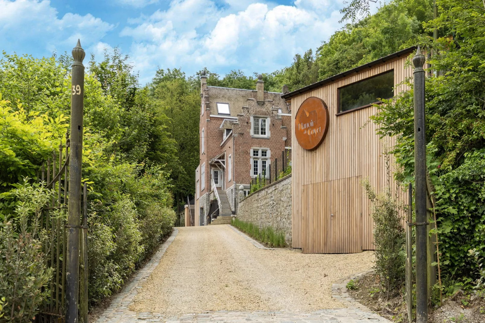 Manoir de Goyet-Außenbereich Sommer