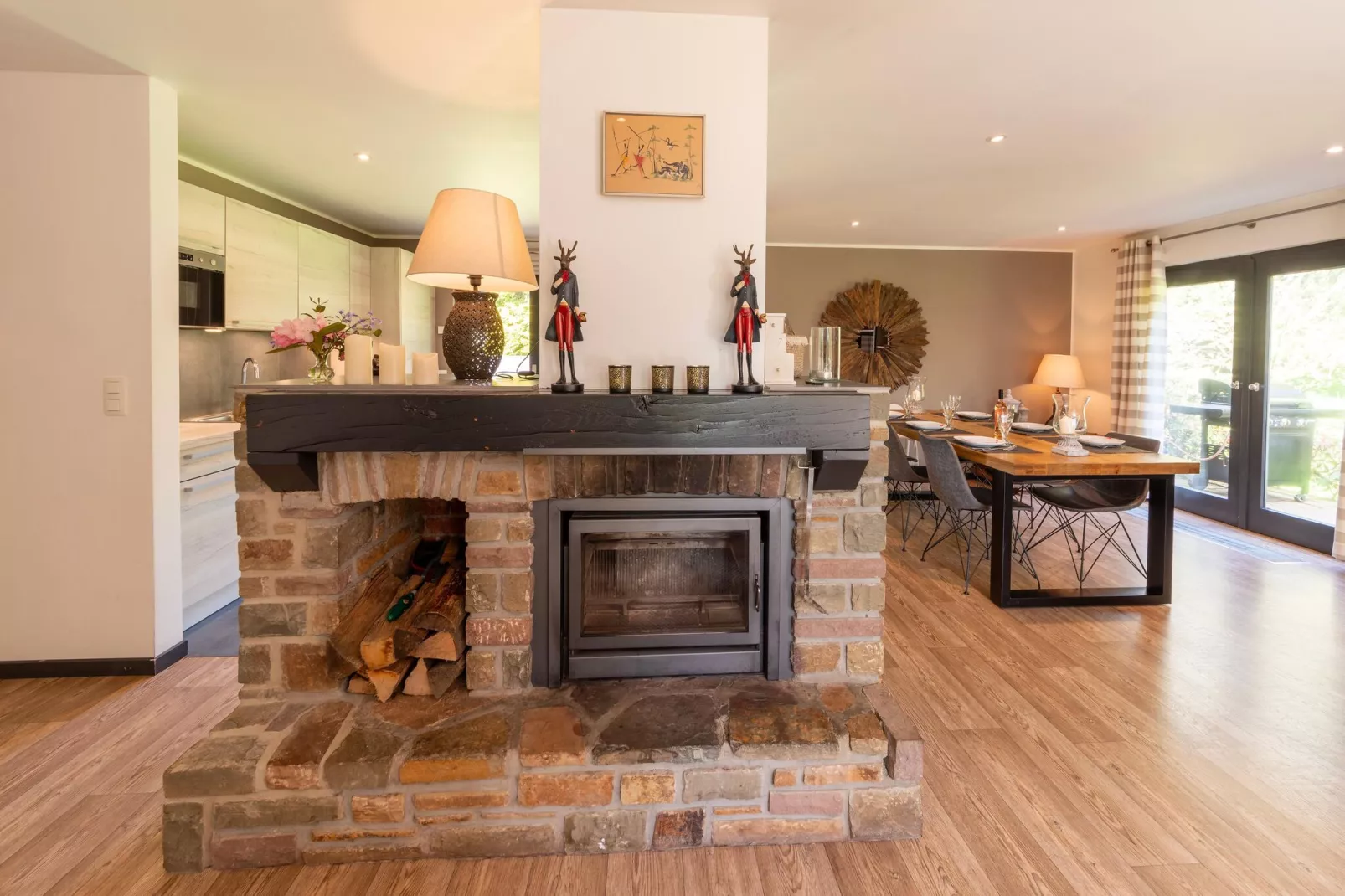La maison du fagnard-Living room
