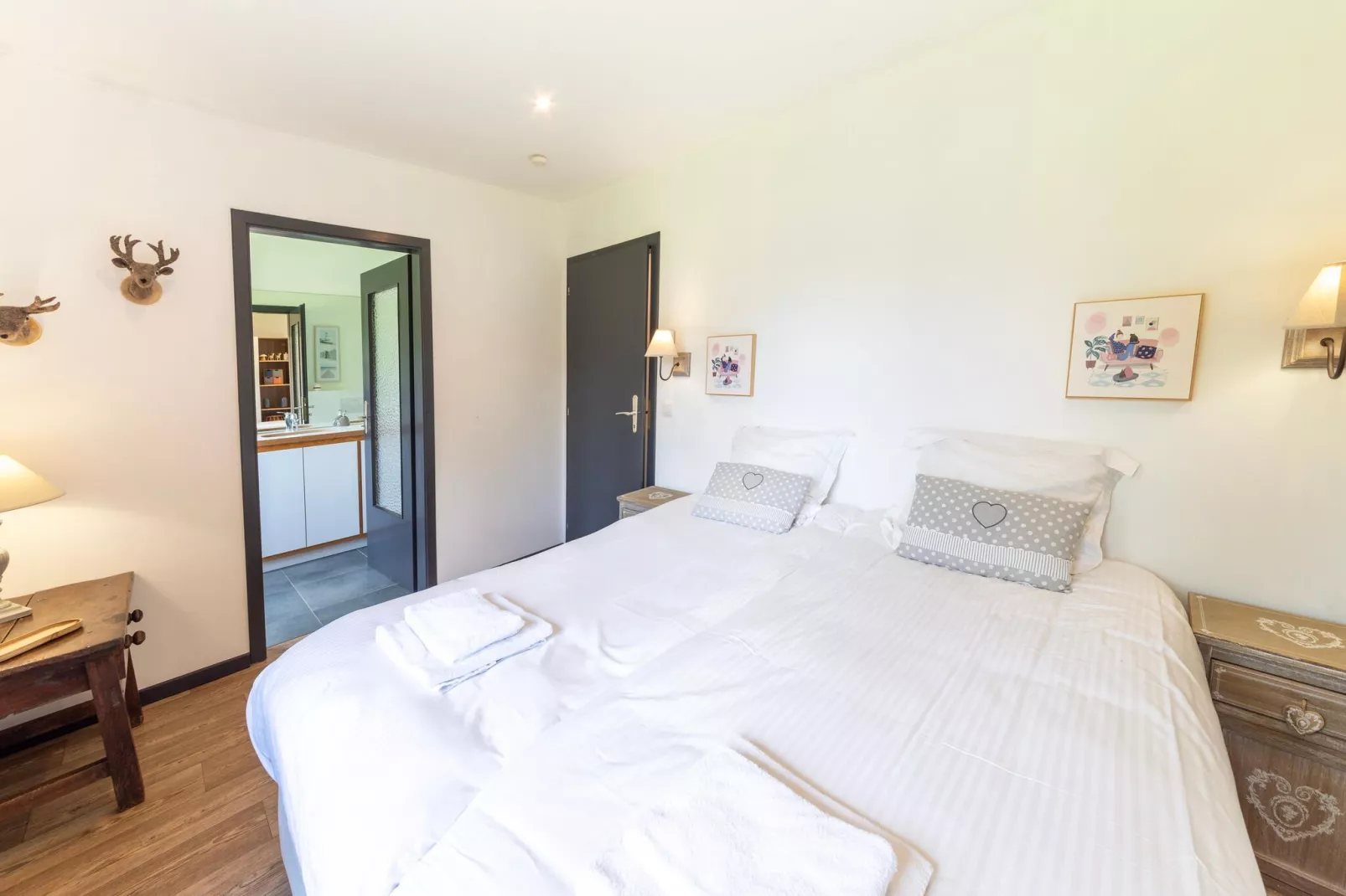 La maison du fagnard-Bedroom