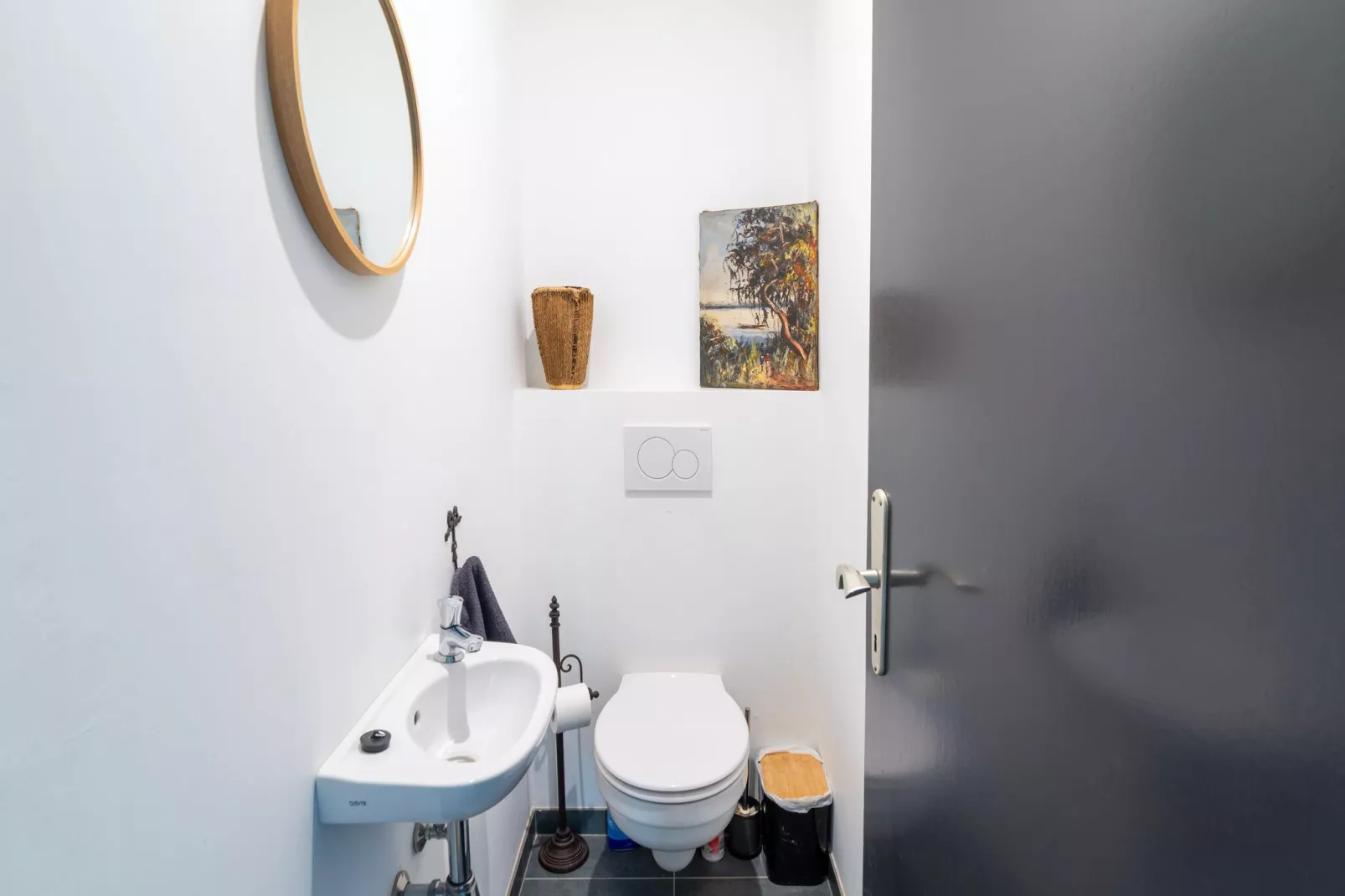 La maison du fagnard-Bathroom