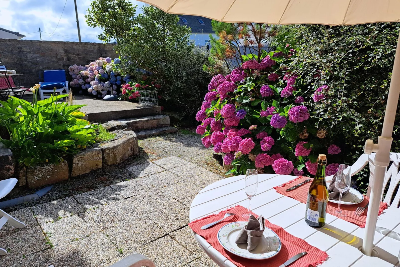 Steinhaus in unmitelbarer Meernähe Lannilis-Terrace balcony