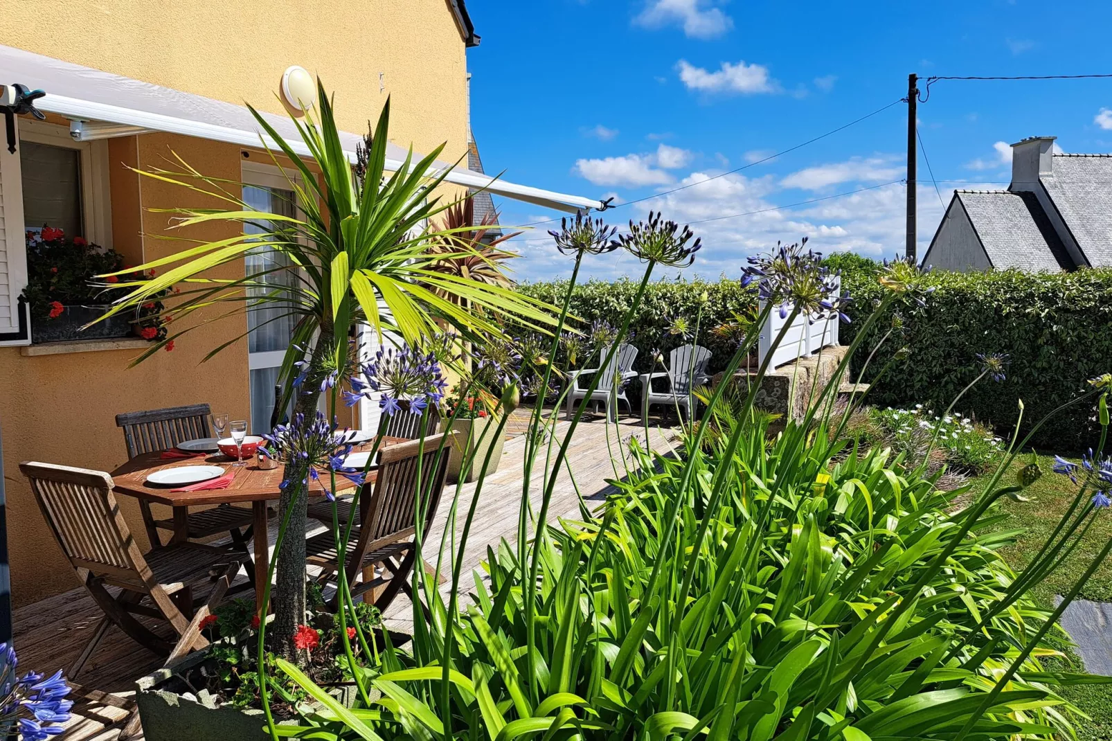 Ferienhaus Plounéour-Brignogan-Plages-Gardens summer
