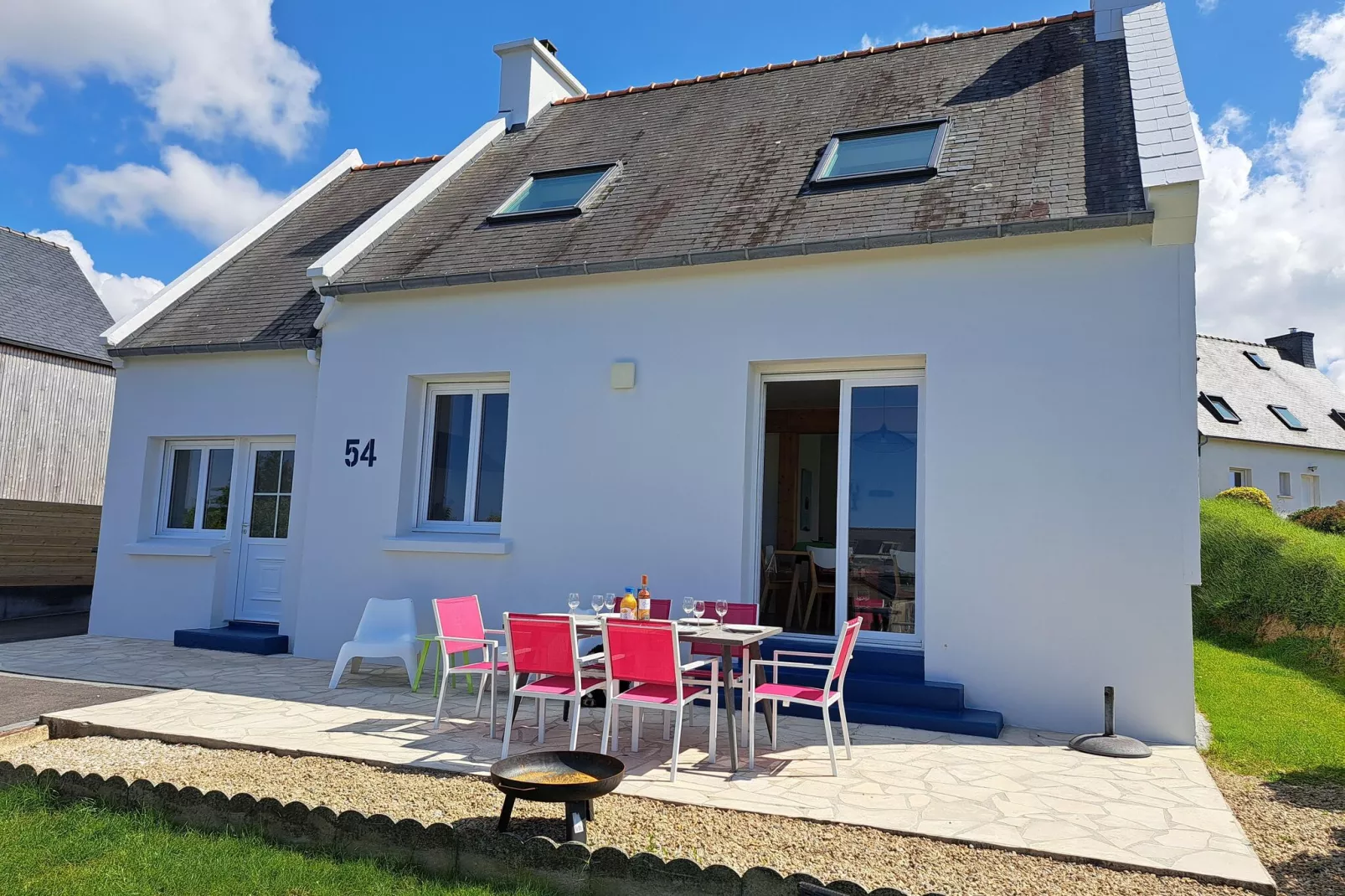 Ferienhaus St  Pabu-Extérieur été