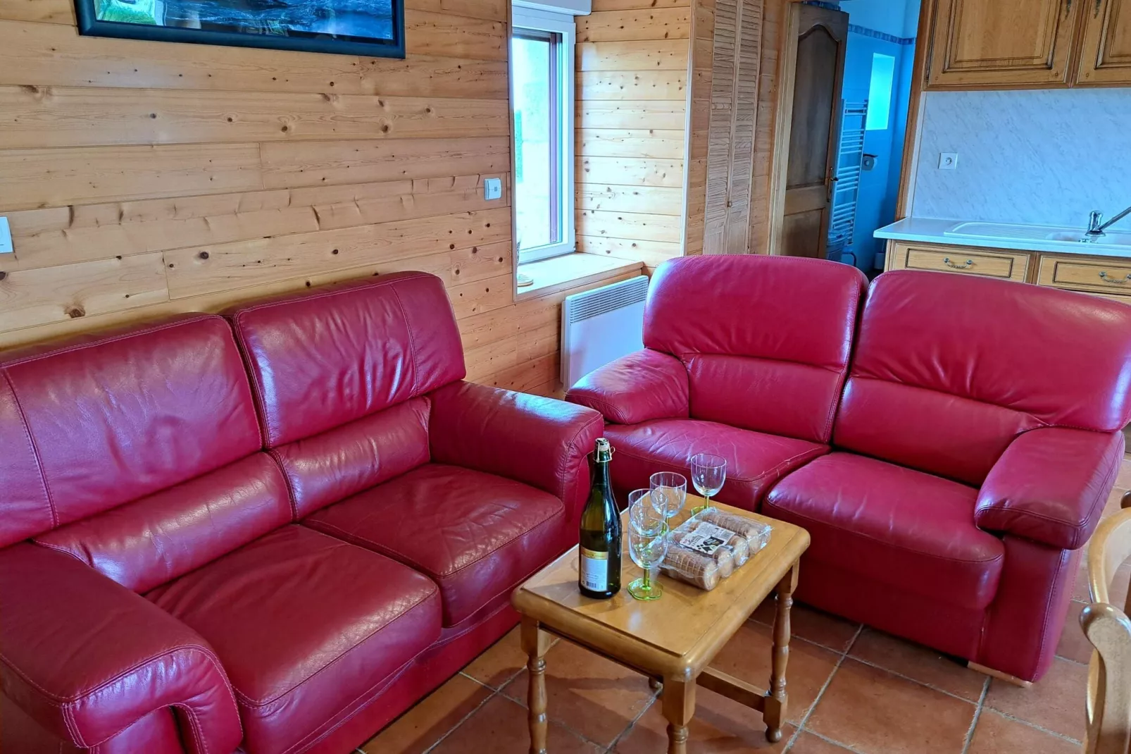 Steinhaus mit Meerblick Cléder-Living room