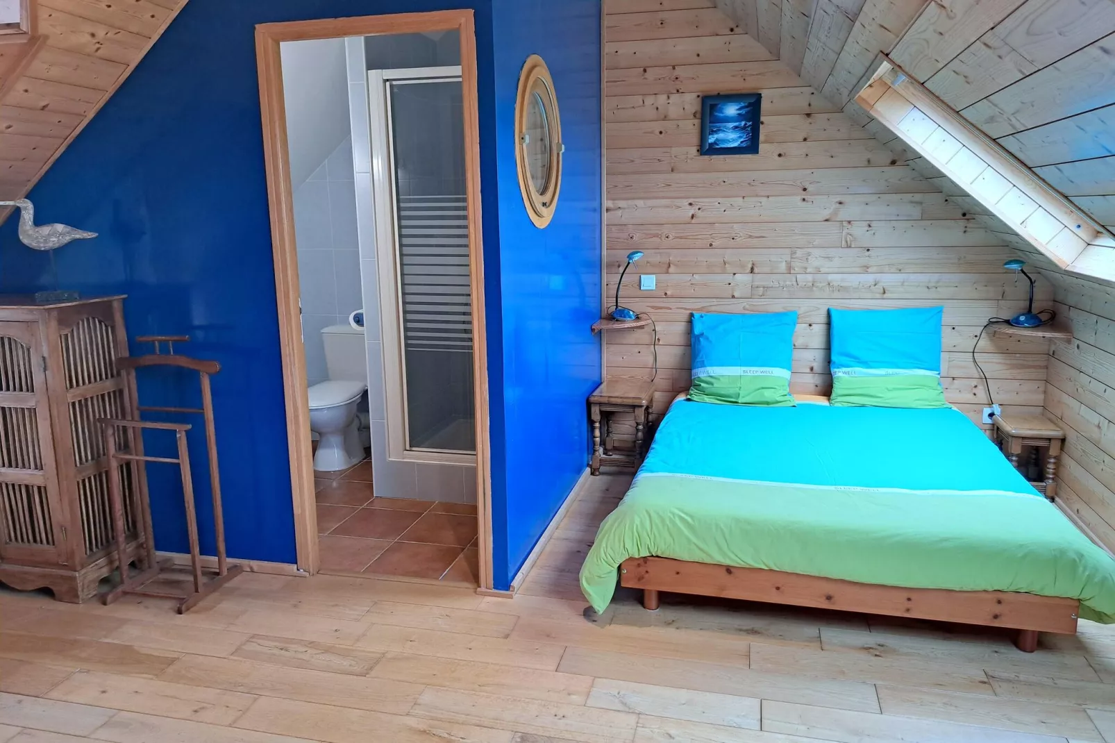 Steinhaus in Strandnähe Cléder-Bedroom