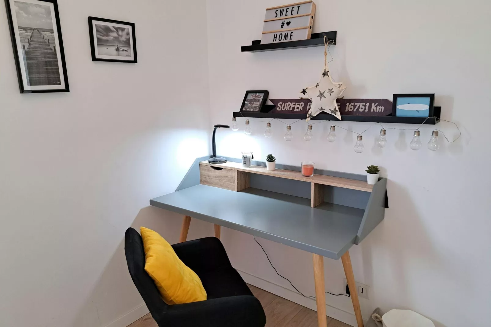 180° Panorama Meerblick Ferienhaus Telgruc-sur-Mer-Chambre