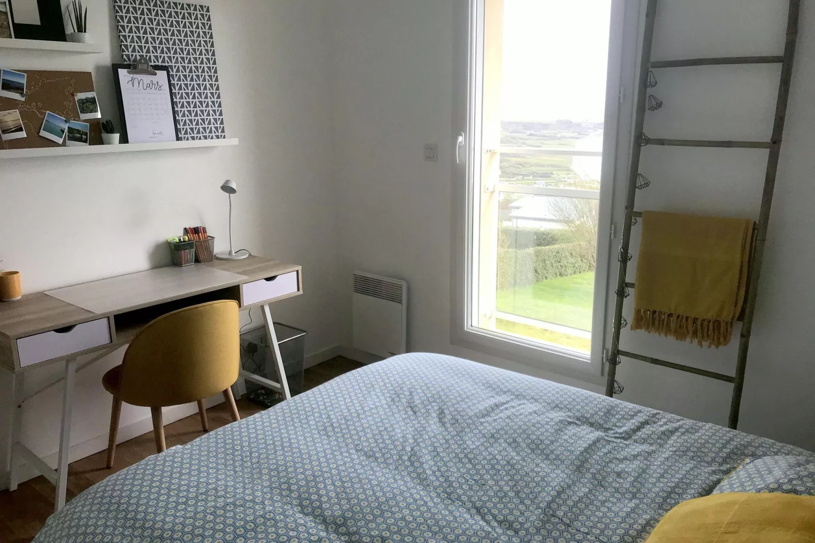 180° Panorama Meerblick Ferienhaus Telgruc-sur-Mer-Chambre