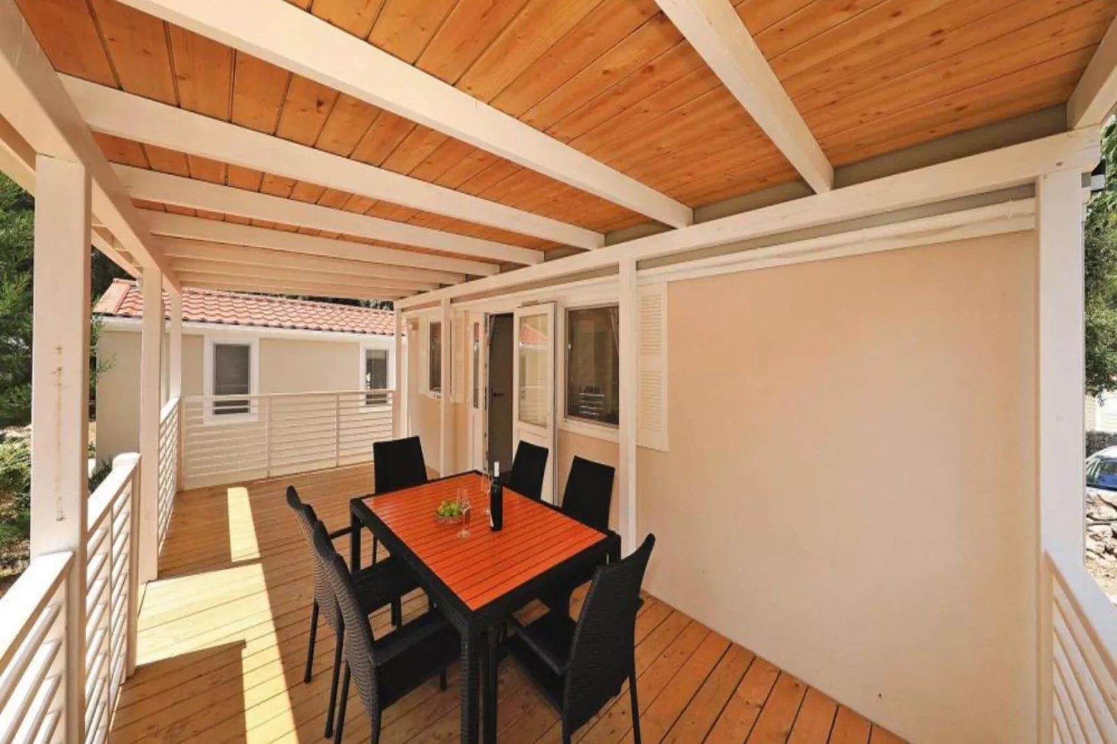 Mobile Homes in Camping Park Soline - Biograd - Type Dalmatia Plus-Terrace balcony