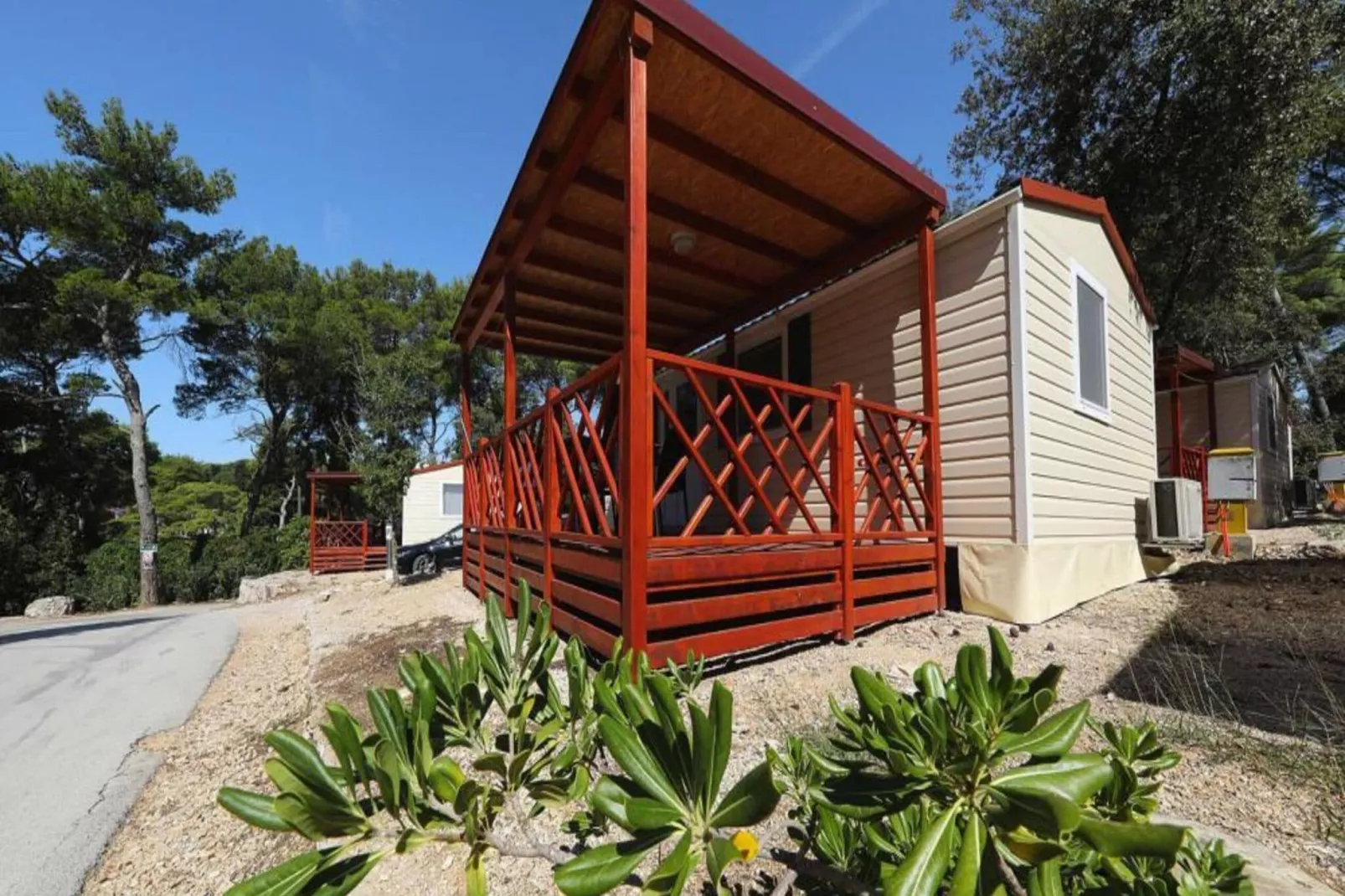 Mobile Homes in Camping Park Soline - Biograd - Type Dalmatia Plus-Exterior summer
