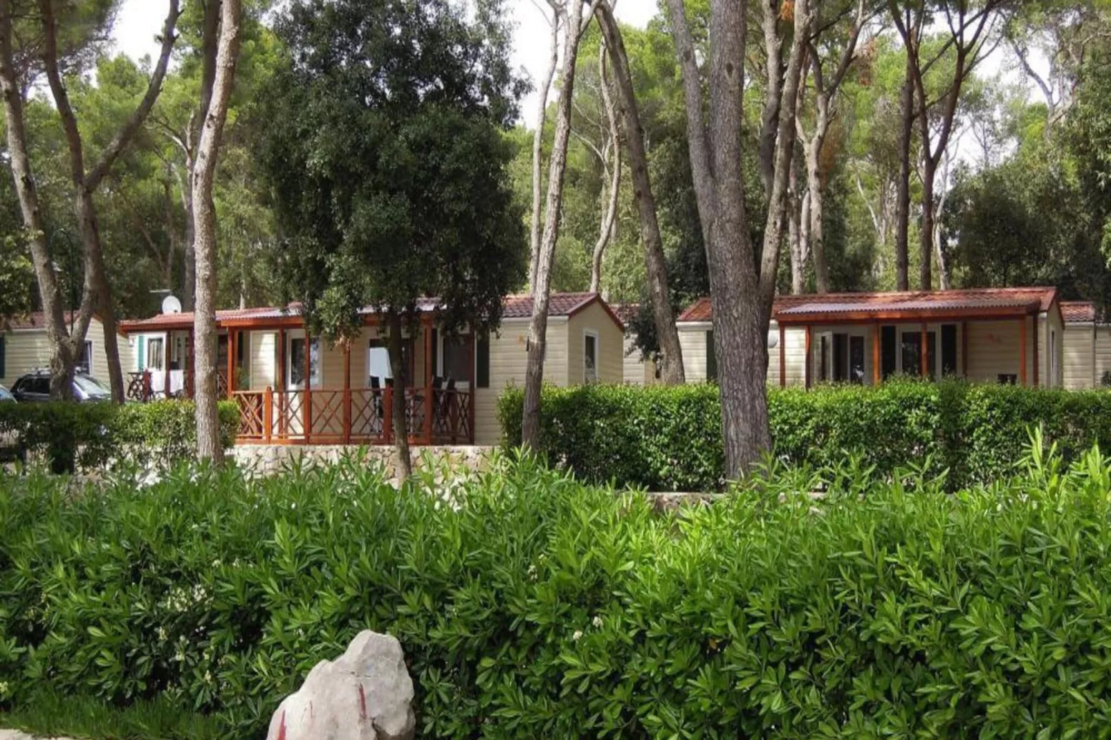 Mobile Homes in Camping Park Soline - Biograd - Type Dalmatia Plus-Gardens summer