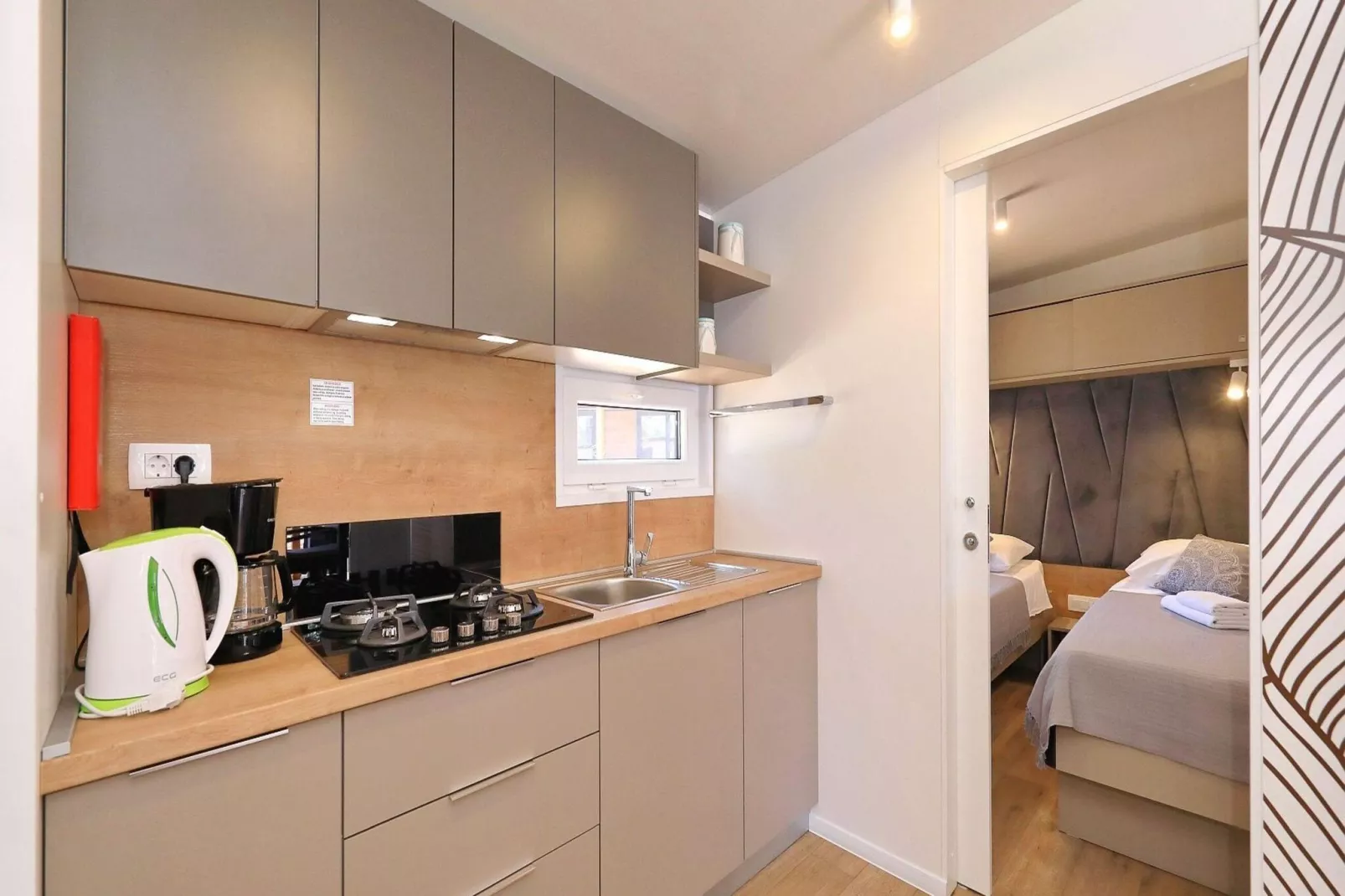 Mobile Homes in Camping Park Soline - Biograd - Type Glamping Family Deluxe-Kitchen