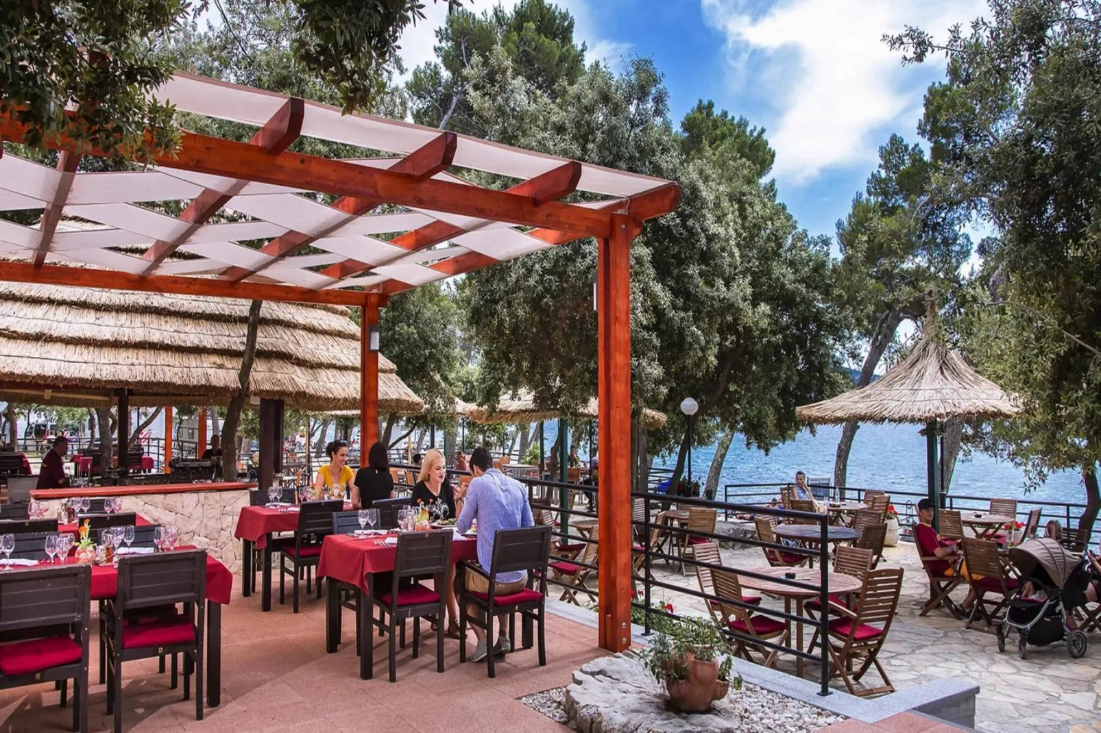 Mobile Homes in Camping Park Soline - Biograd - Type Glamping Family Deluxe-Areas summer 1km