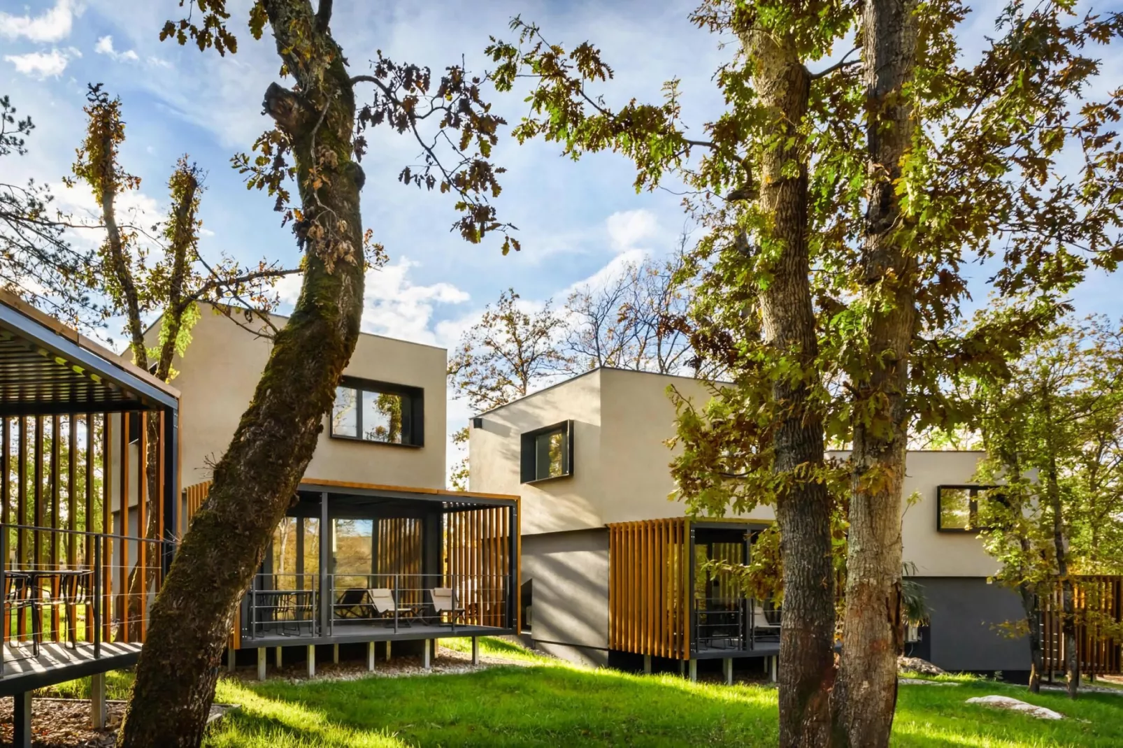 Aminess Gaia Green Villas Njivice - Bungalow Pinus 4 plus 2 ca 50 qm-Exterior summer