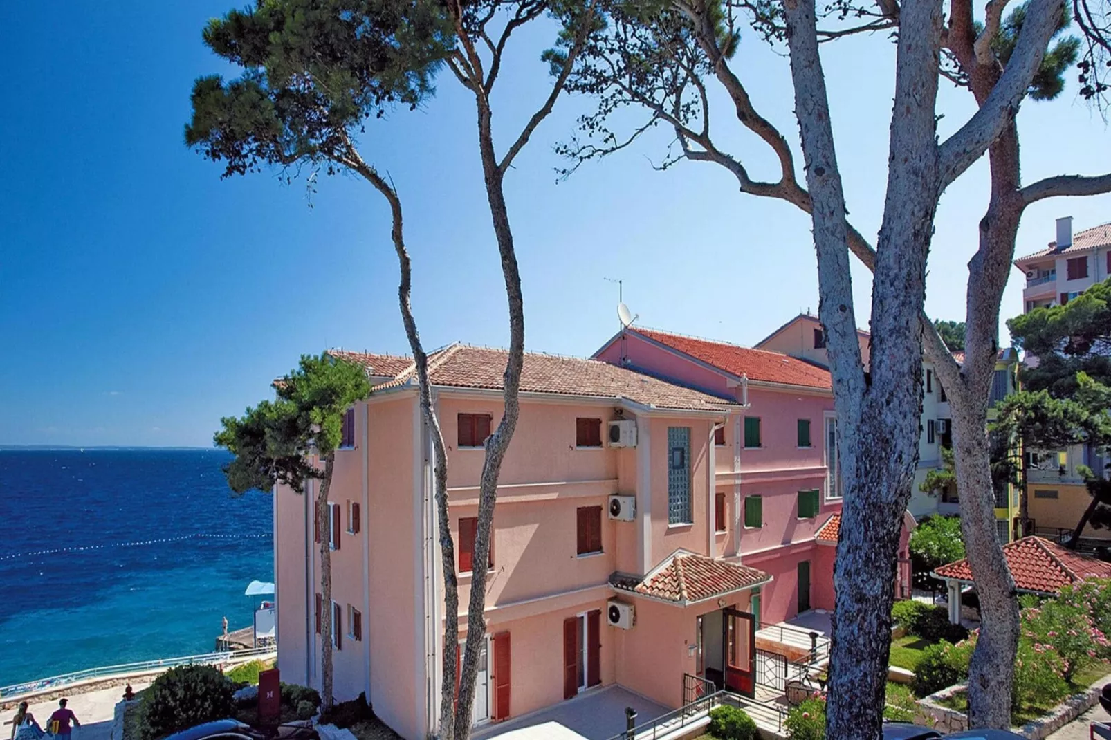 Apartments Punta, Veli Losinj-A2 (2+2), ca. 45 qm, für 4 Pers.-Extérieur été