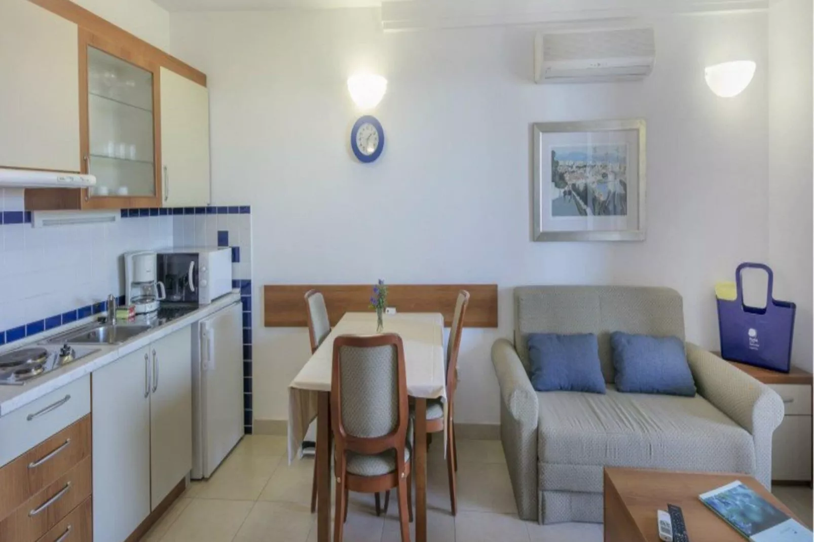Apartments Punta, Veli Losinj-A2 (2+2), ca. 45 qm, für 4 Pers.-Cuisine