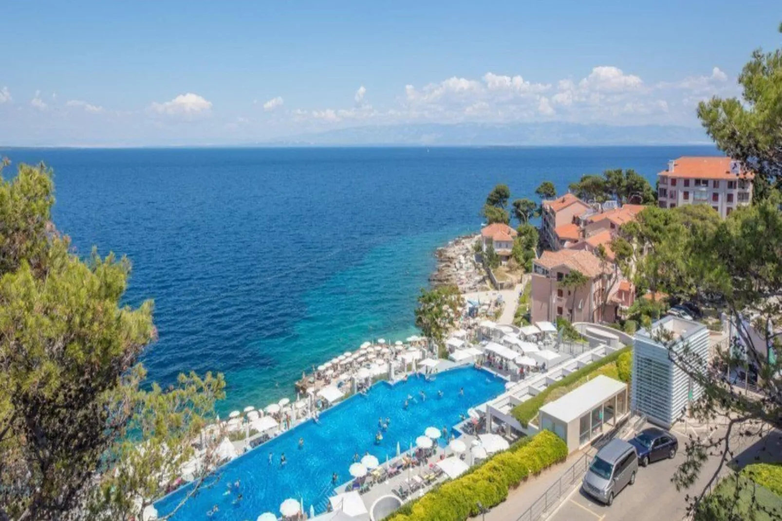 Apartments Punta, Veli Losinj-A2 (2+2), ca. 45 qm, für 4 Pers.-Vue d'été