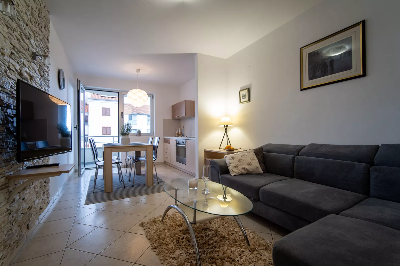 A4C - Apartments Vaal Rovinj - AP 1 - ca 37 qm für 3 Pers-Living room
