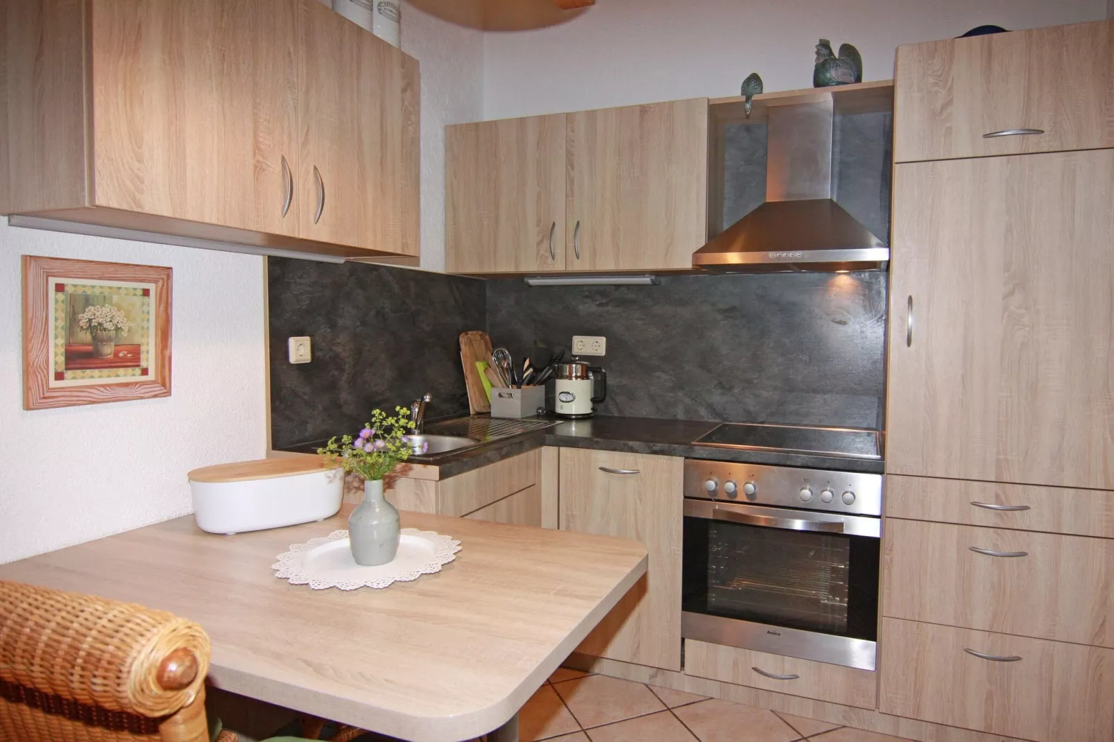 Ferienhaus mit Garten und Terrasse vor Rostock/Warnemünde-Kitchen
