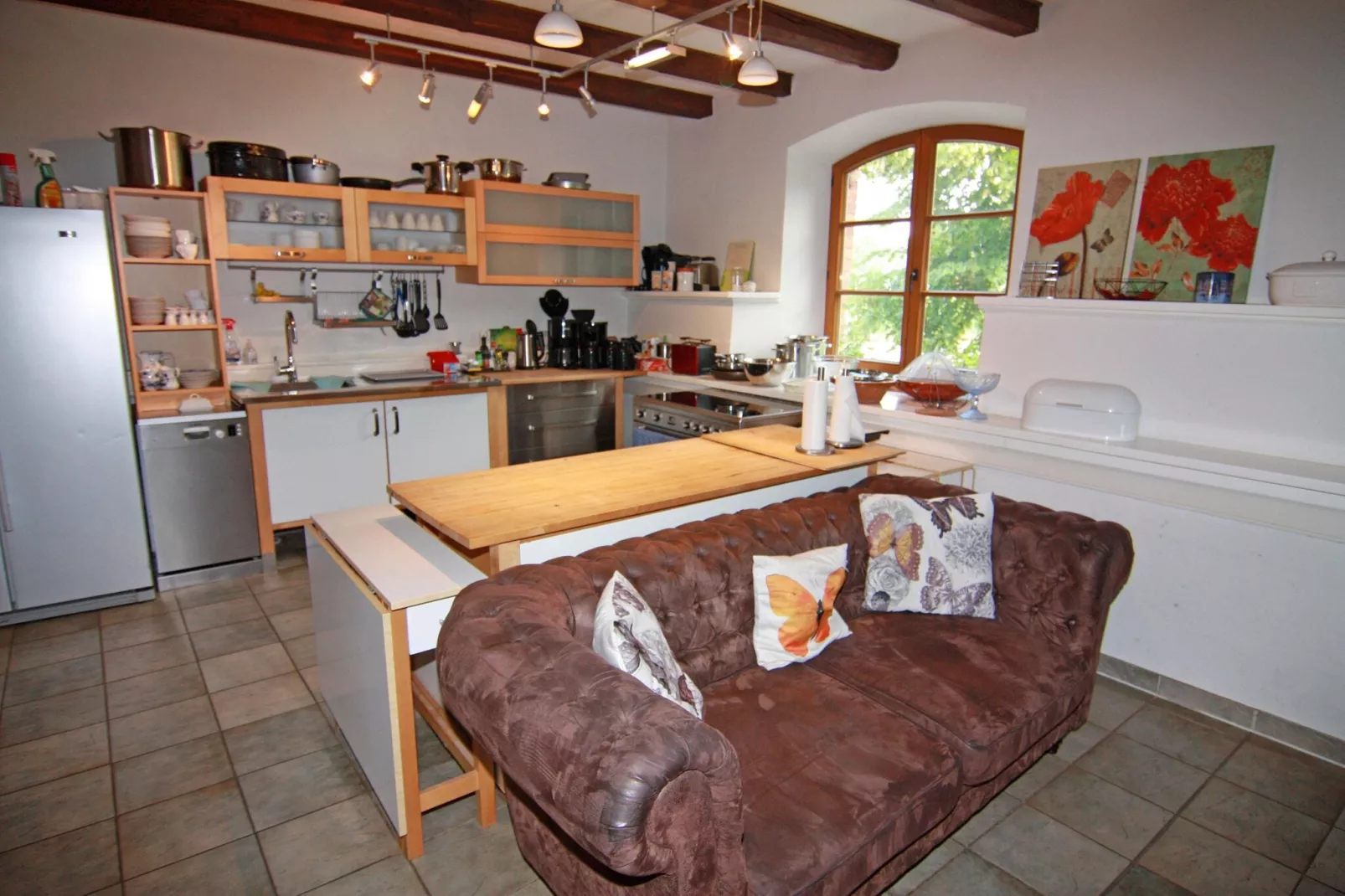 Landhausetage mit Garten-Kitchen