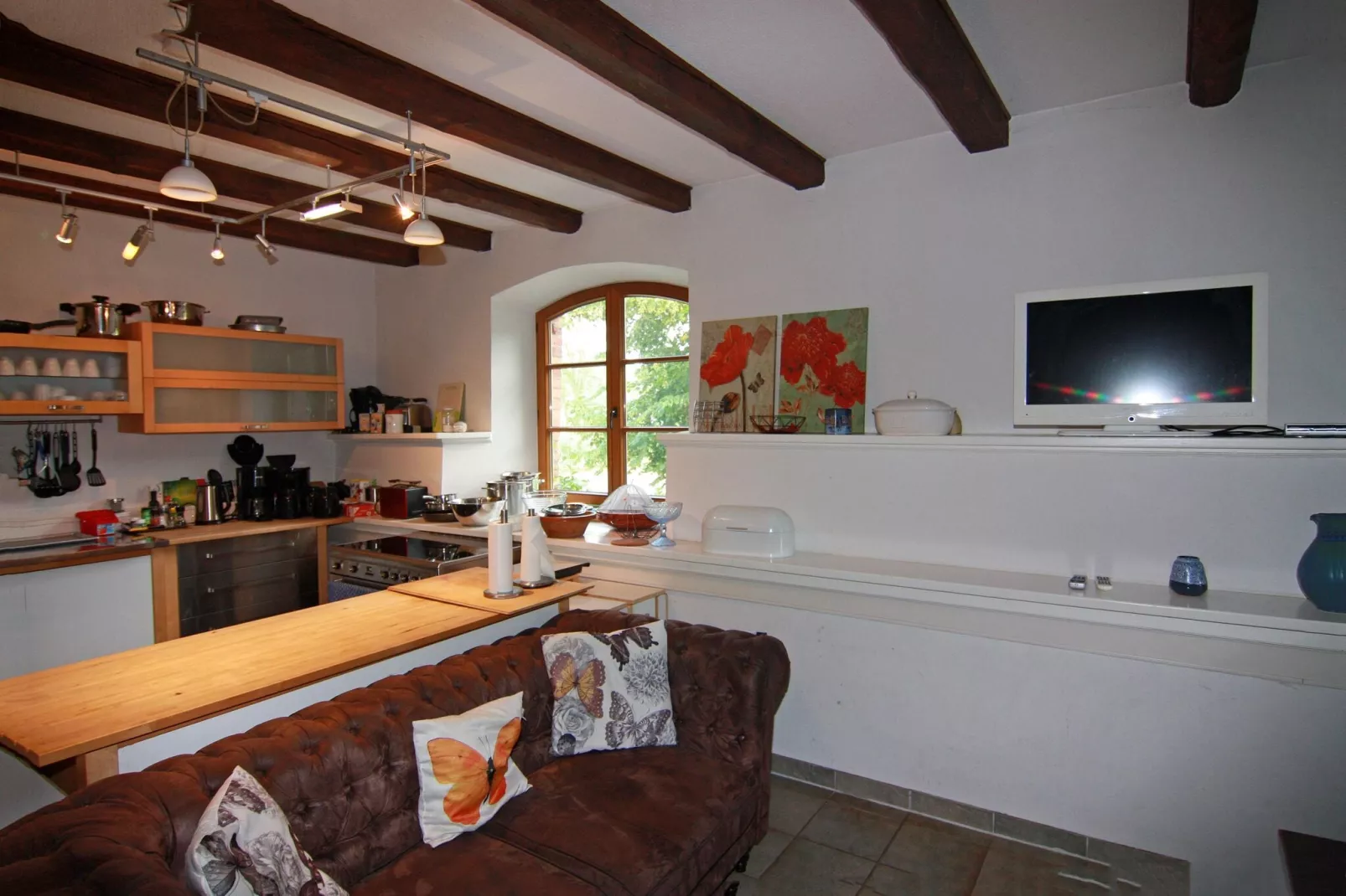 Landhausetage mit Garten-Kitchen