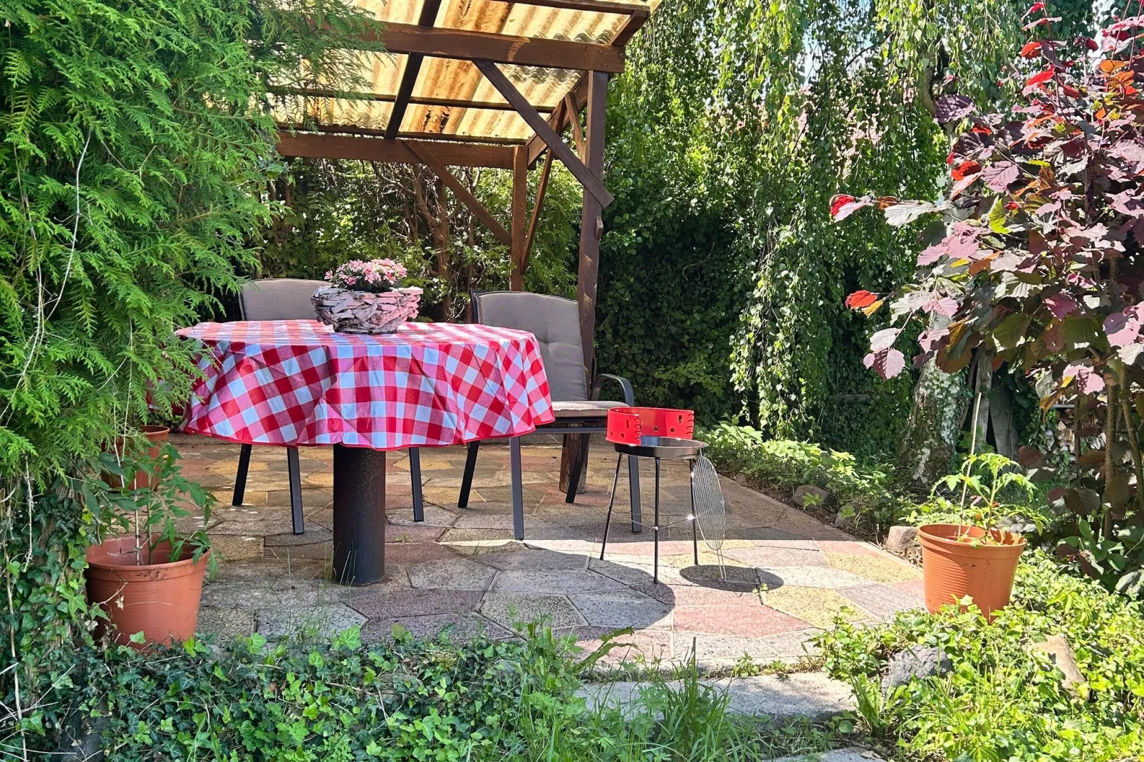 Ferienwohnung nähe Dresden in Stolpen-Gardens summer