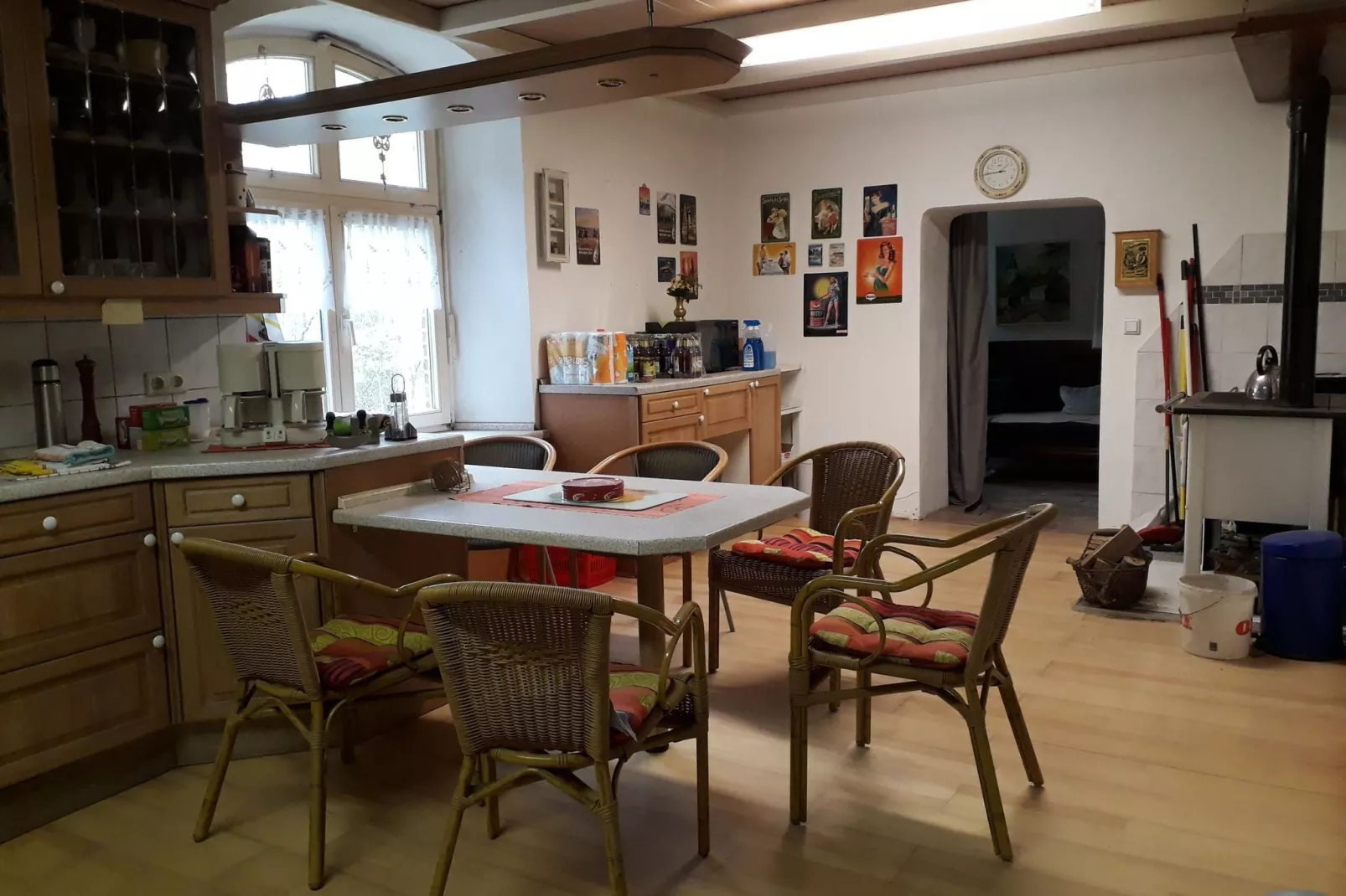 Wohnen im Gutshaus-Kitchen
