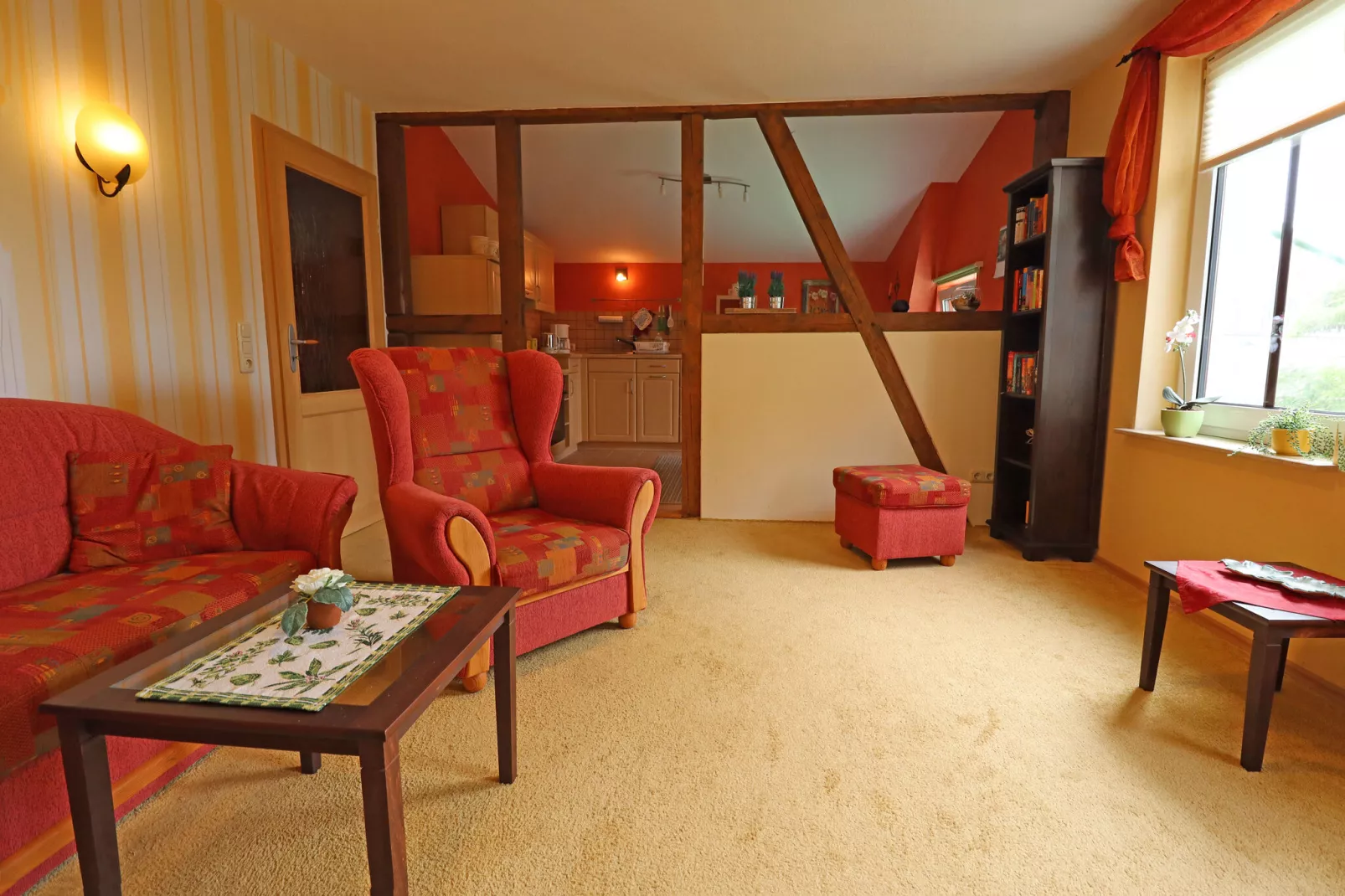 Altes Bauernhaus / Gartenblick-Living room