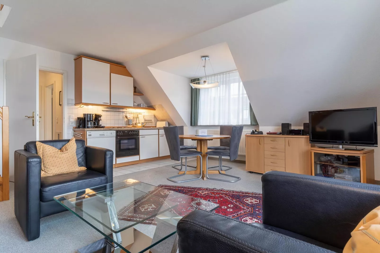 Haus Deichsfenne - Wohnung 4 / 3 Personen-Wohnzimmer