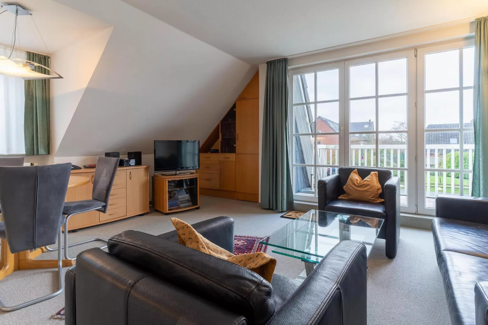 Haus Deichsfenne - Wohnung 4 / 3 Personen-Wohnzimmer