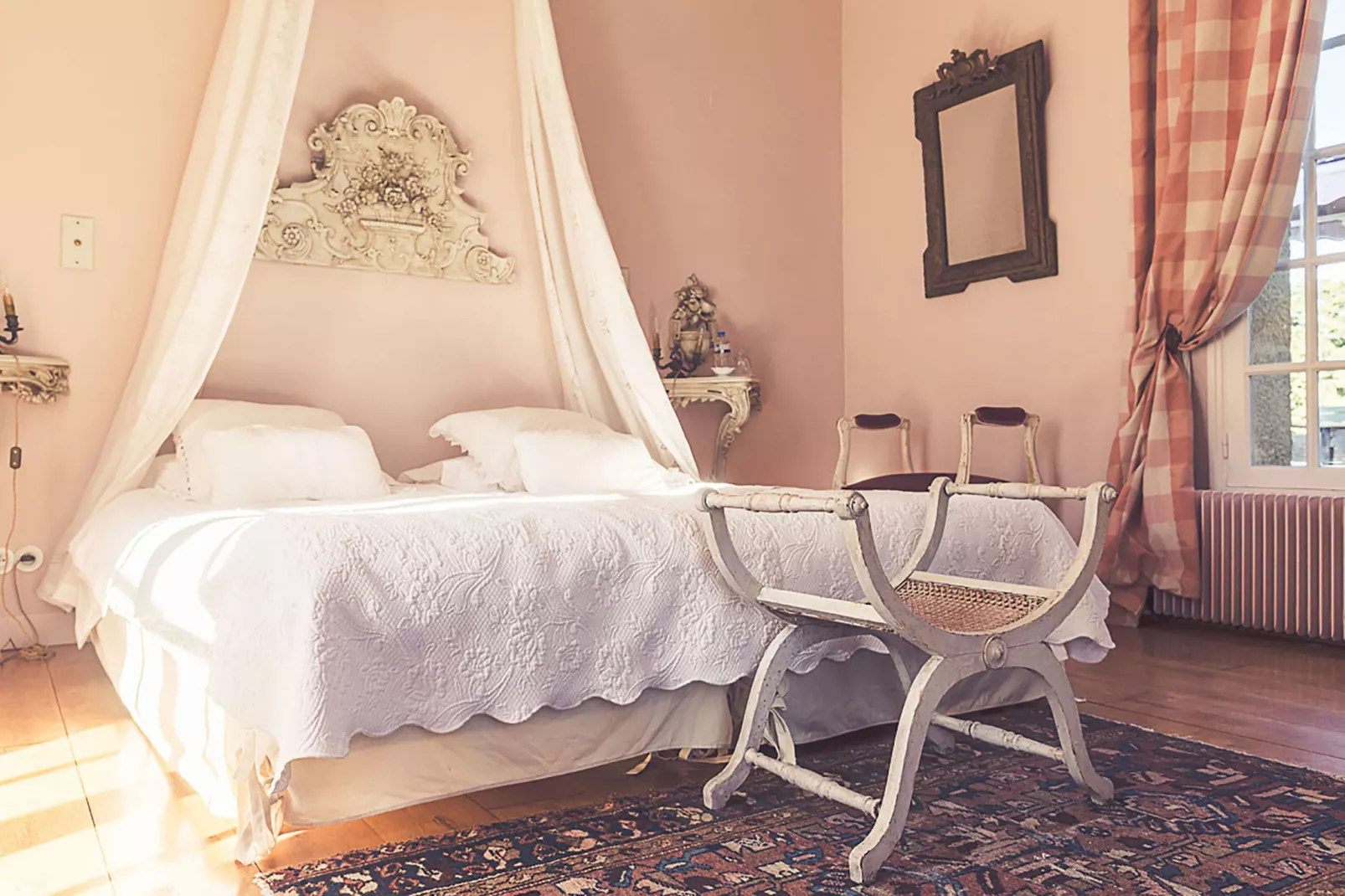 Manoir avec piscine privée-Bedroom