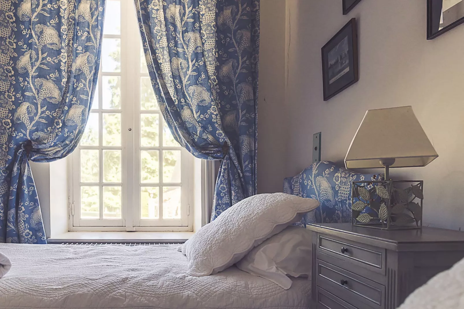 Manoir avec piscine privée-Bedroom