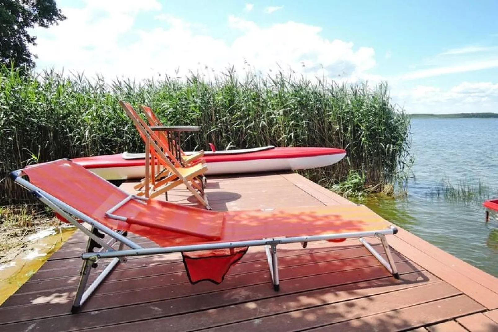 New holiday home in Nowe Warpno at the lake for 6 persons-Terrace