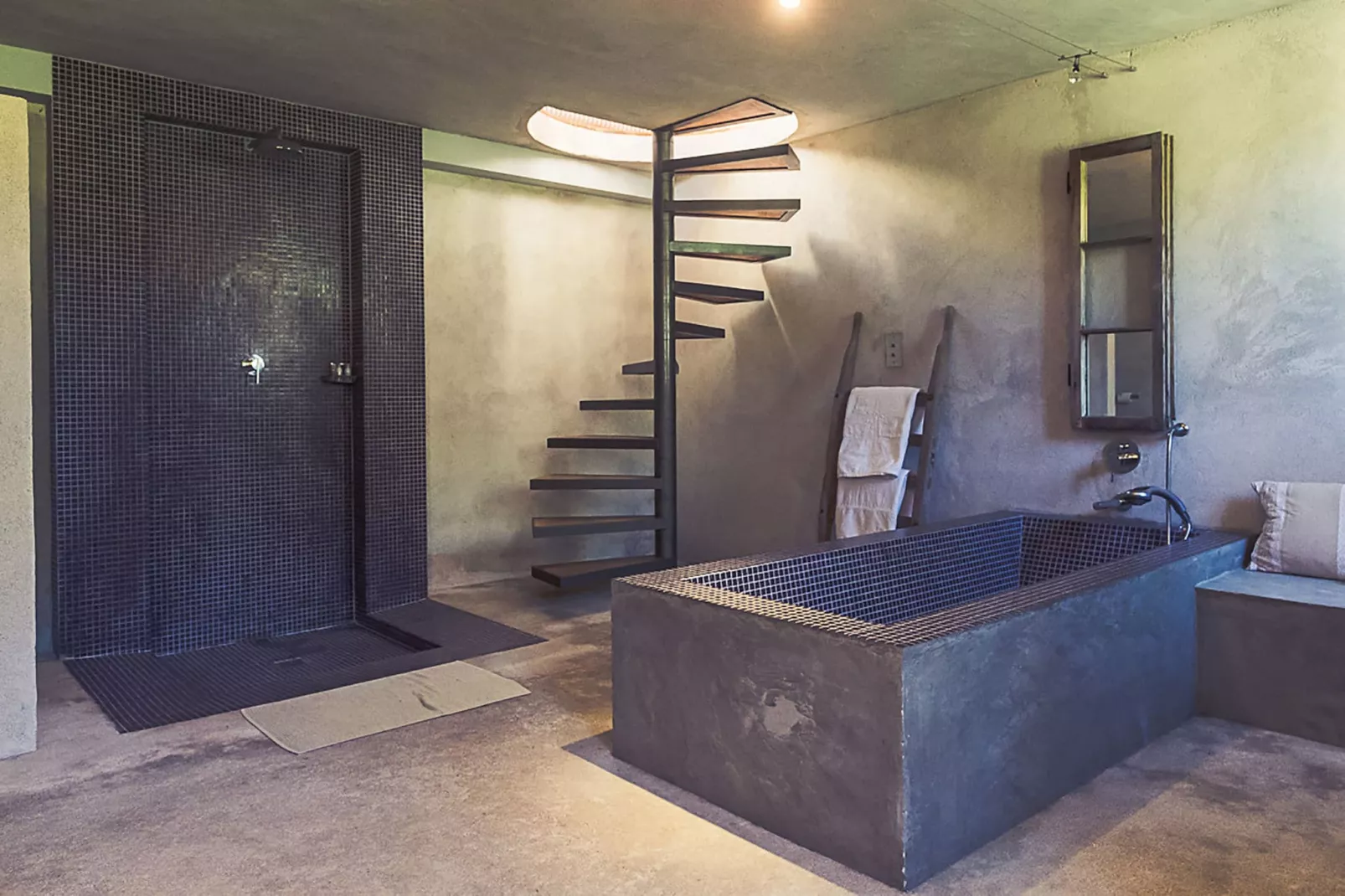Manoir avec piscine privée-Bathroom