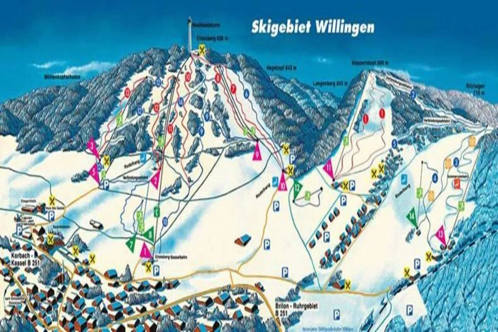 Willingen-Zones hiver à 20 km