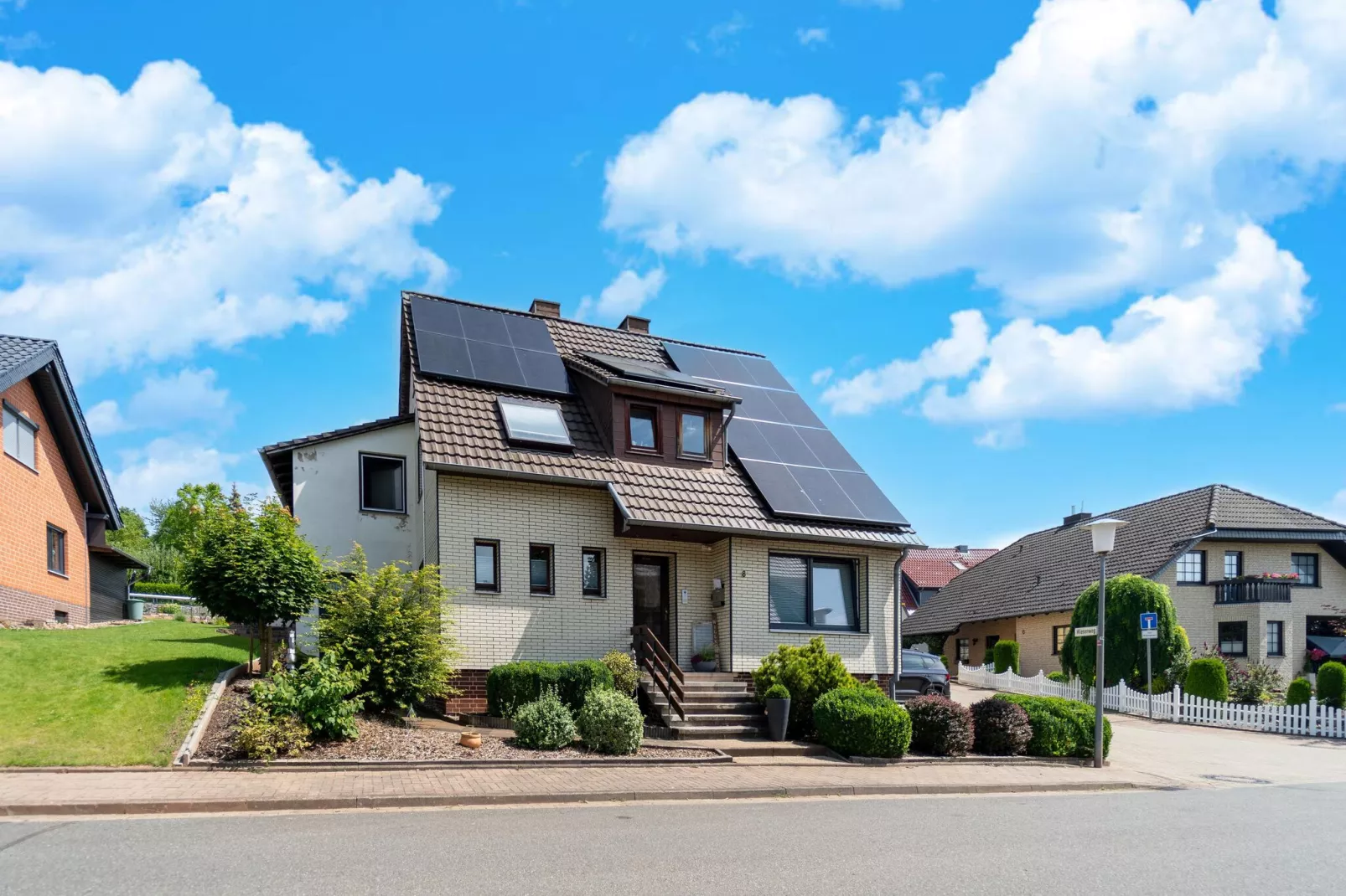 Modern holiday flat with pool in the Harz-Exterior summer