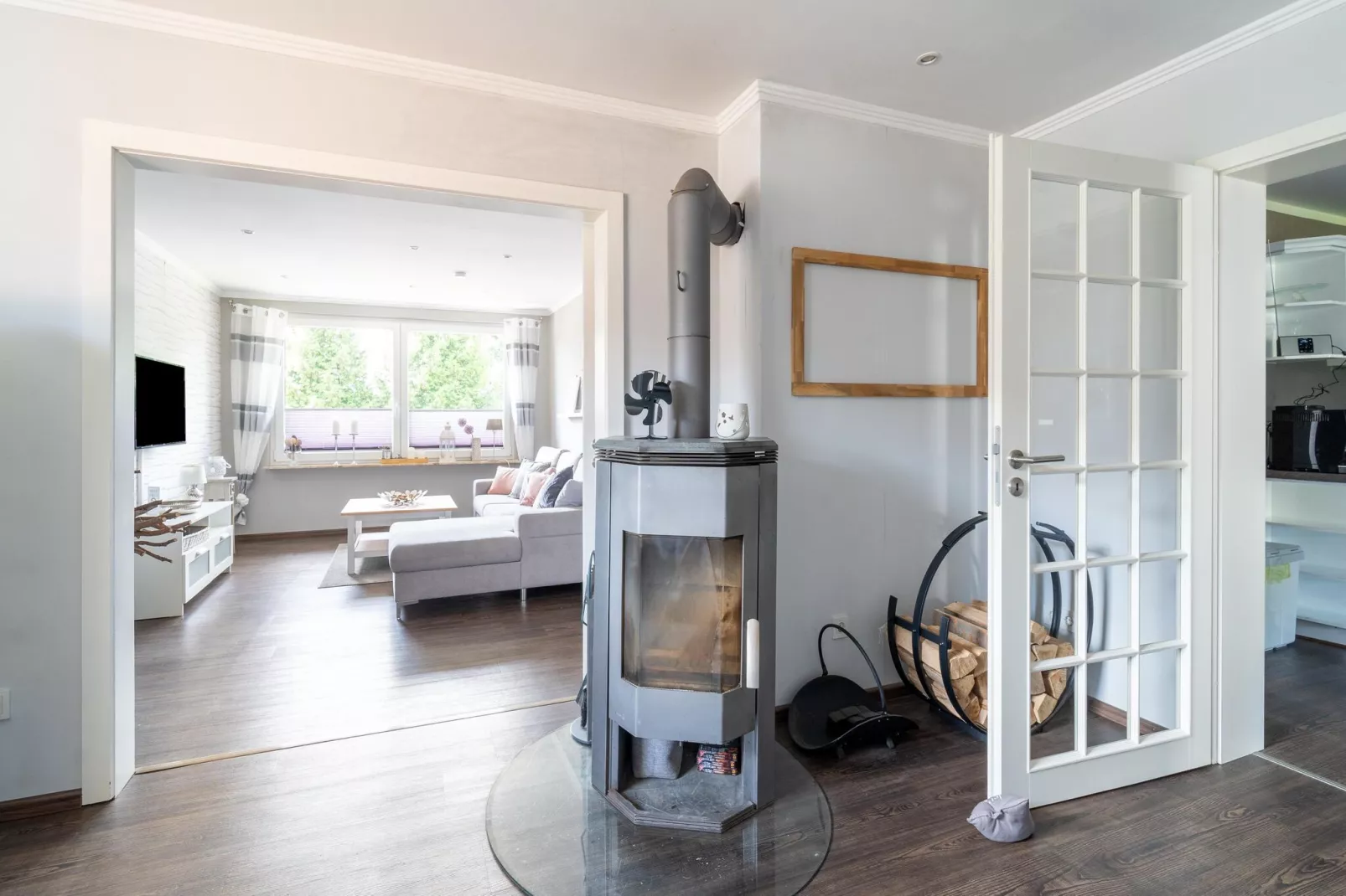 Modern holiday flat with pool in the Harz-Dining room