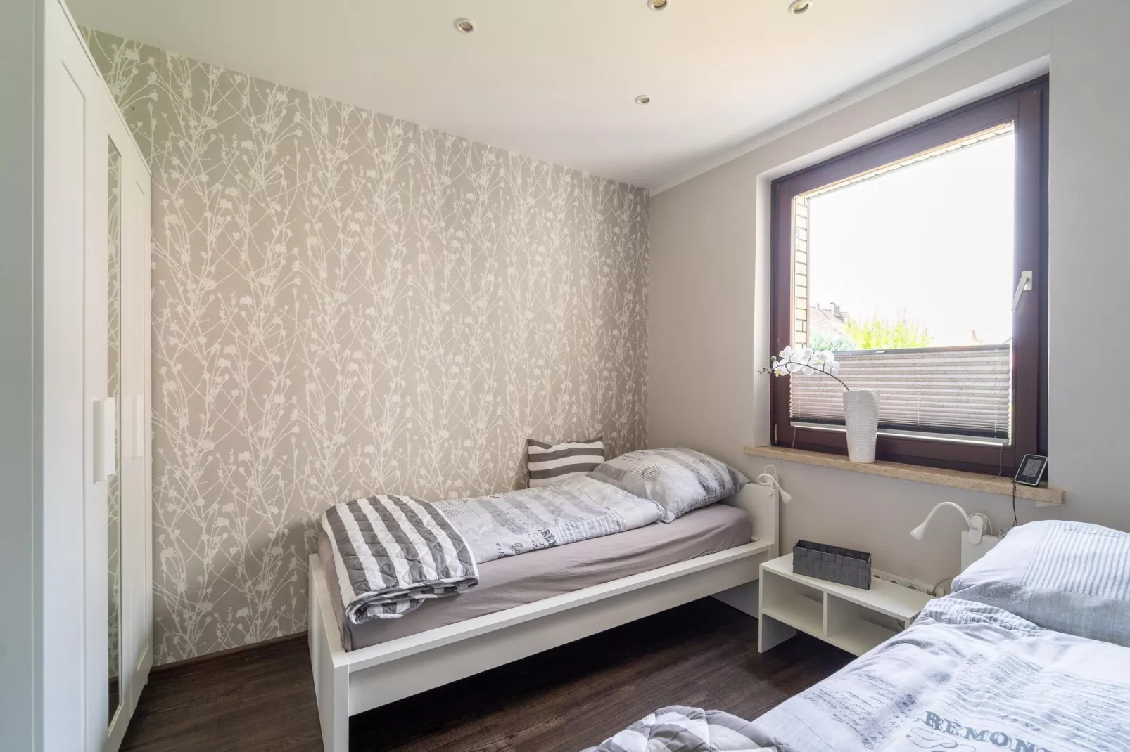 Modern holiday flat with pool in the Harz-Bedroom
