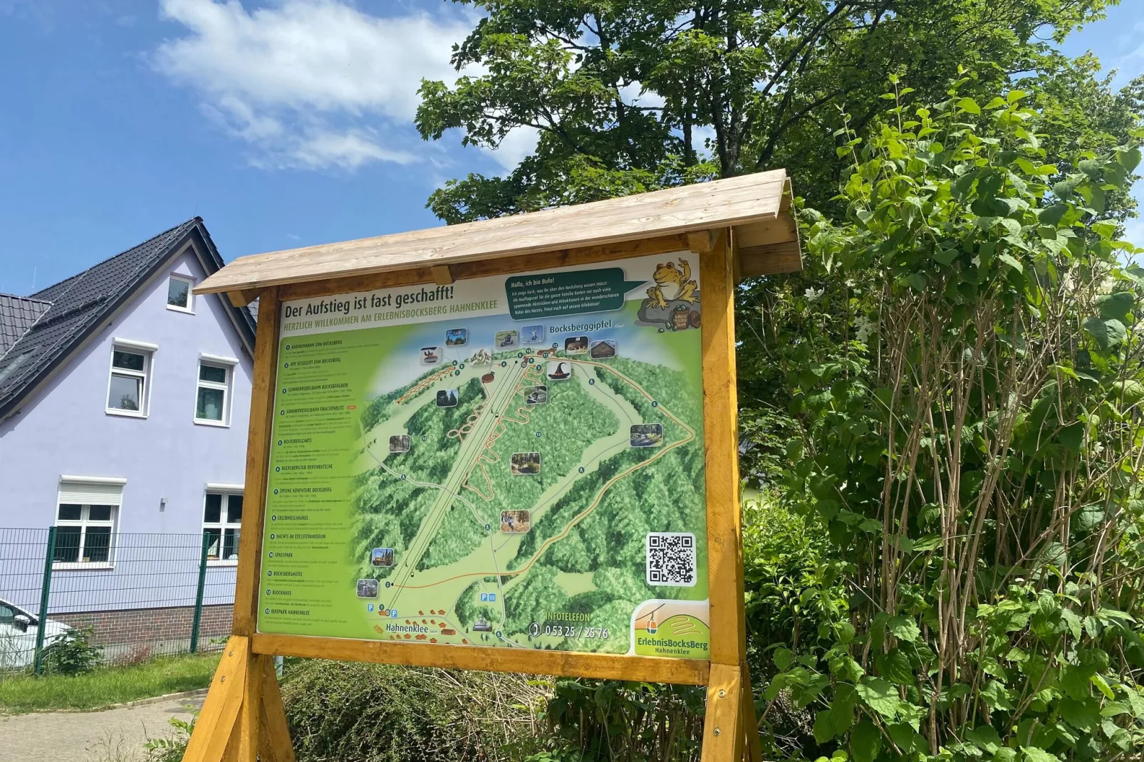 Fewo an der Seilbahn-Areas summer 1km