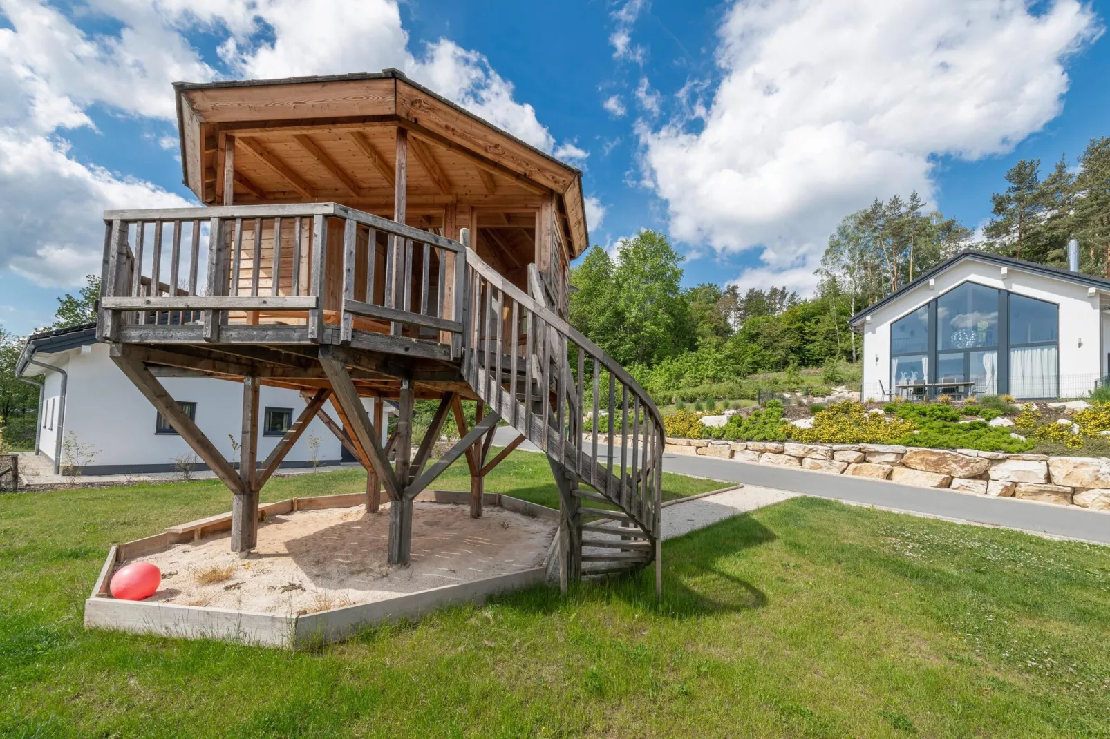 Feriendorf an der Therme Obernsees-Gardens summer