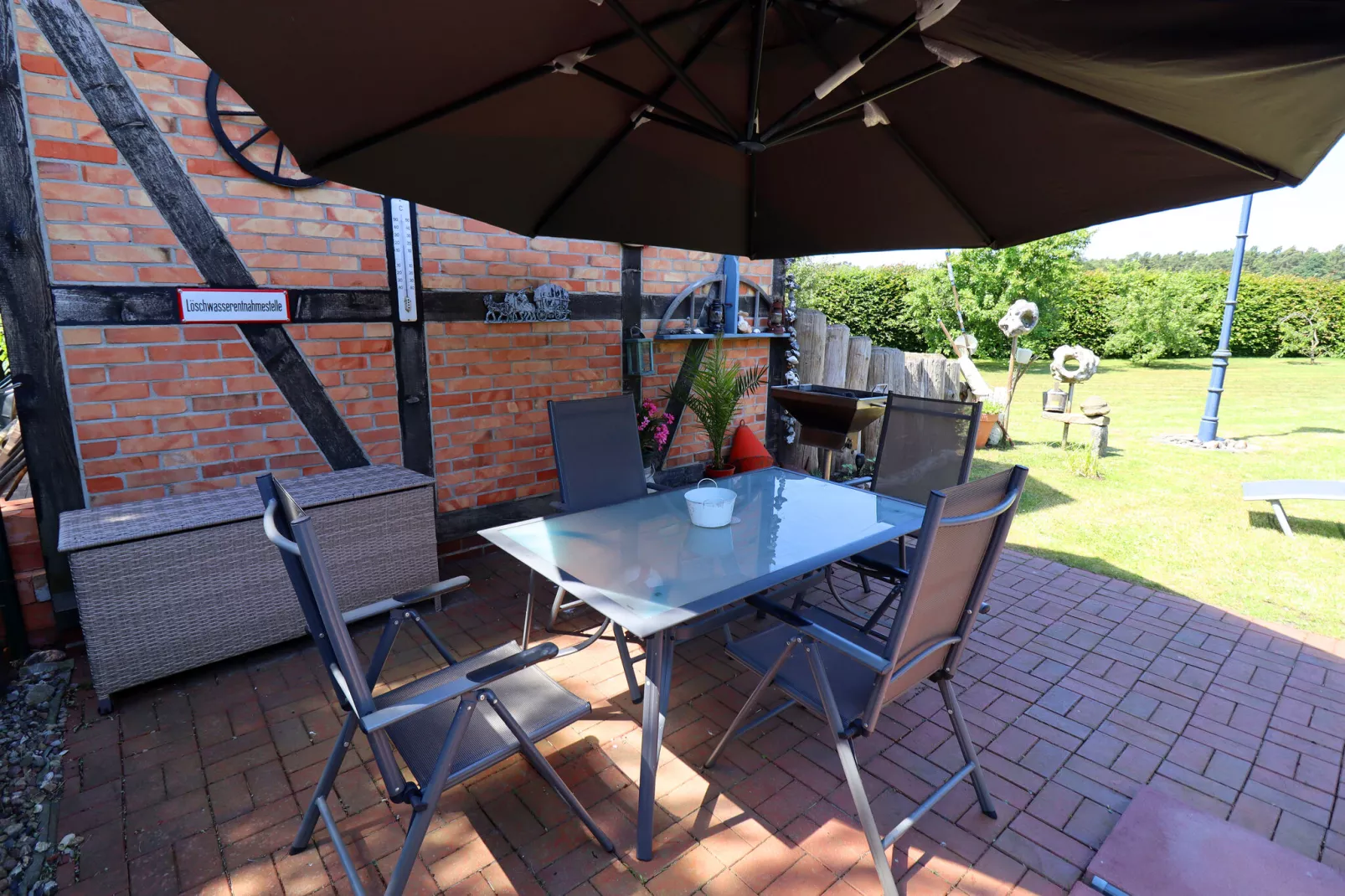 Ferienwohnung Wieck am Darß-Ferienwohnung Drews-Terrassenbalkon