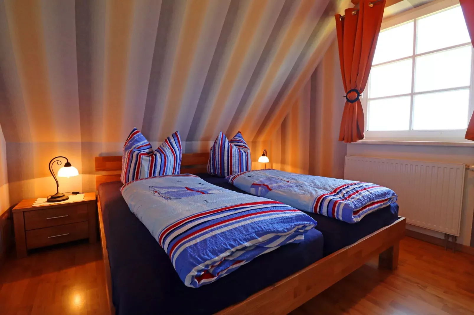 Ferienwohnung Wieck am Darß-Ferienwohnung Drews-Schlafzimmer