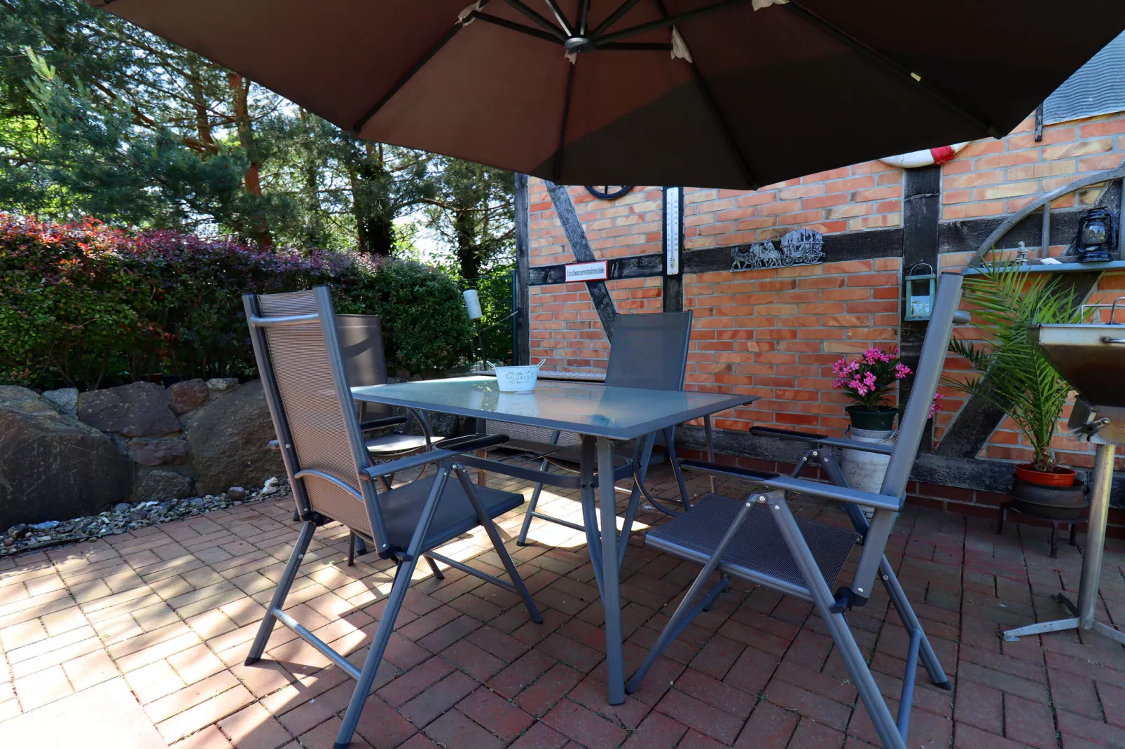 Ferienwohnung Wieck am Darß-Ferienwohnung Drews-Terrassenbalkon
