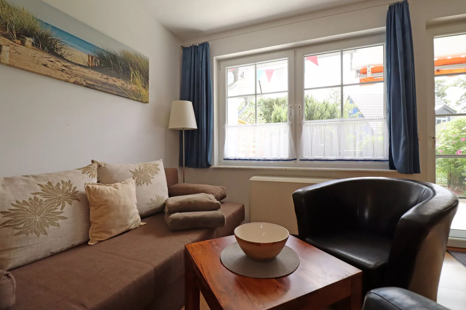 Ferienwohnung EG links Trassenheide-Wohnzimmer