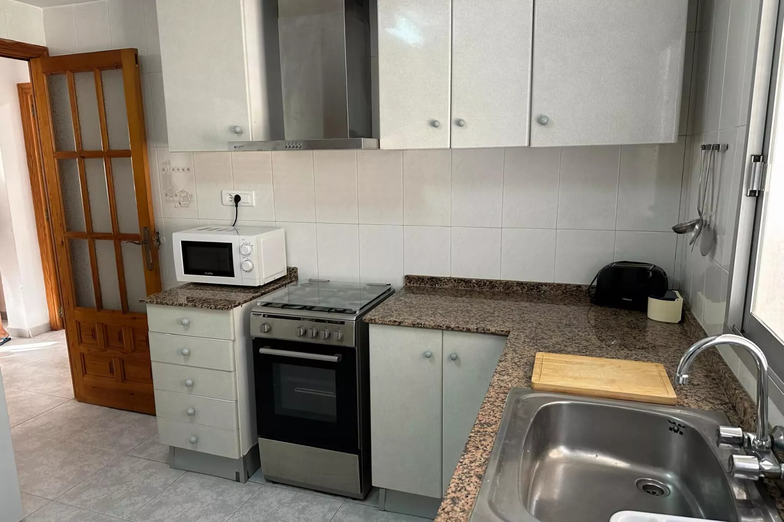 Ático OESTE Playa Oliva-Kitchen