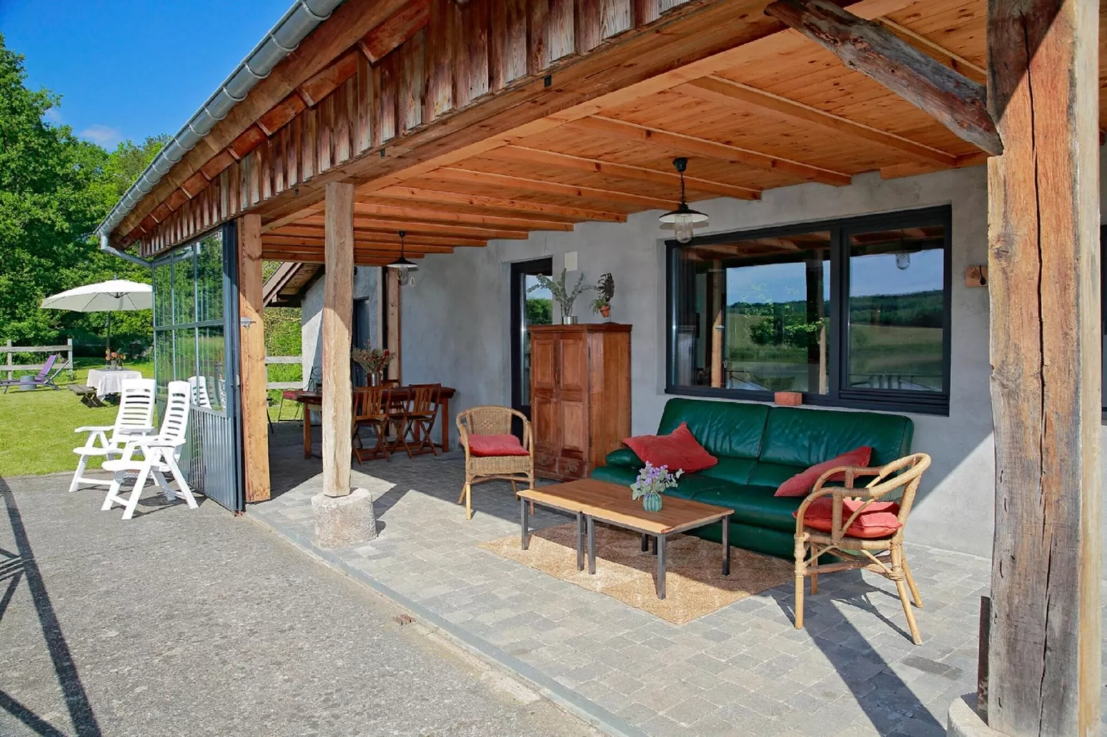 Gîte "Au bord de l'Eau "-Terrace balcony