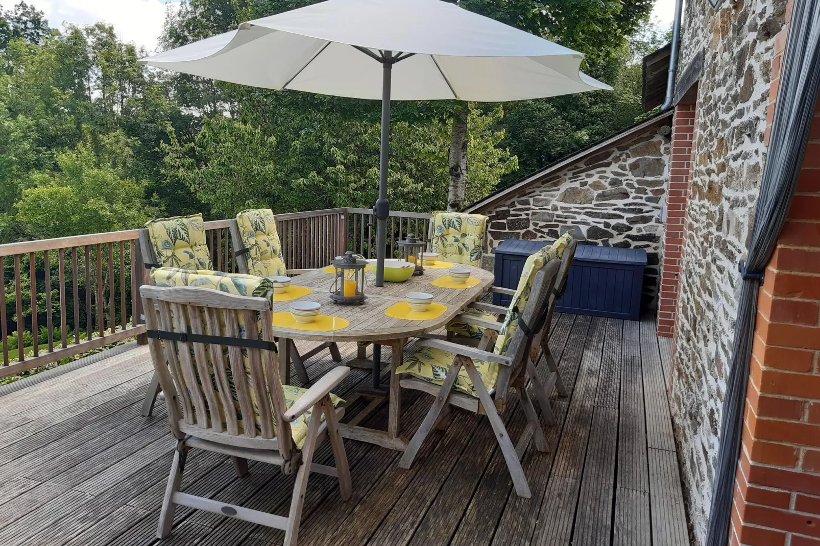 Maison de vacances Sussac-Terrace balcony