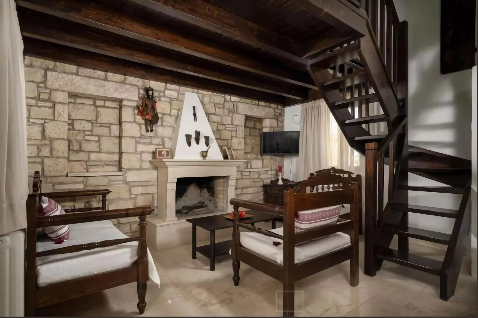 Orelia Cretan Villa I 4 persons-Wohnzimmer