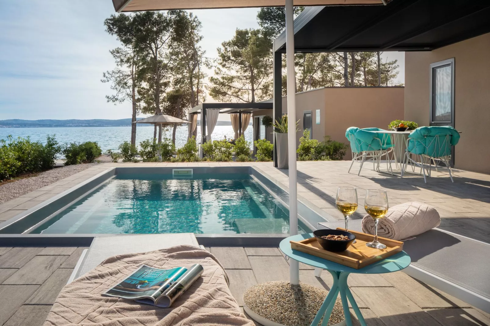 AMINESS AVALONA Camping Resort Povljana Insel Pag LUXURY Holiday Home WITH POOL-Pool